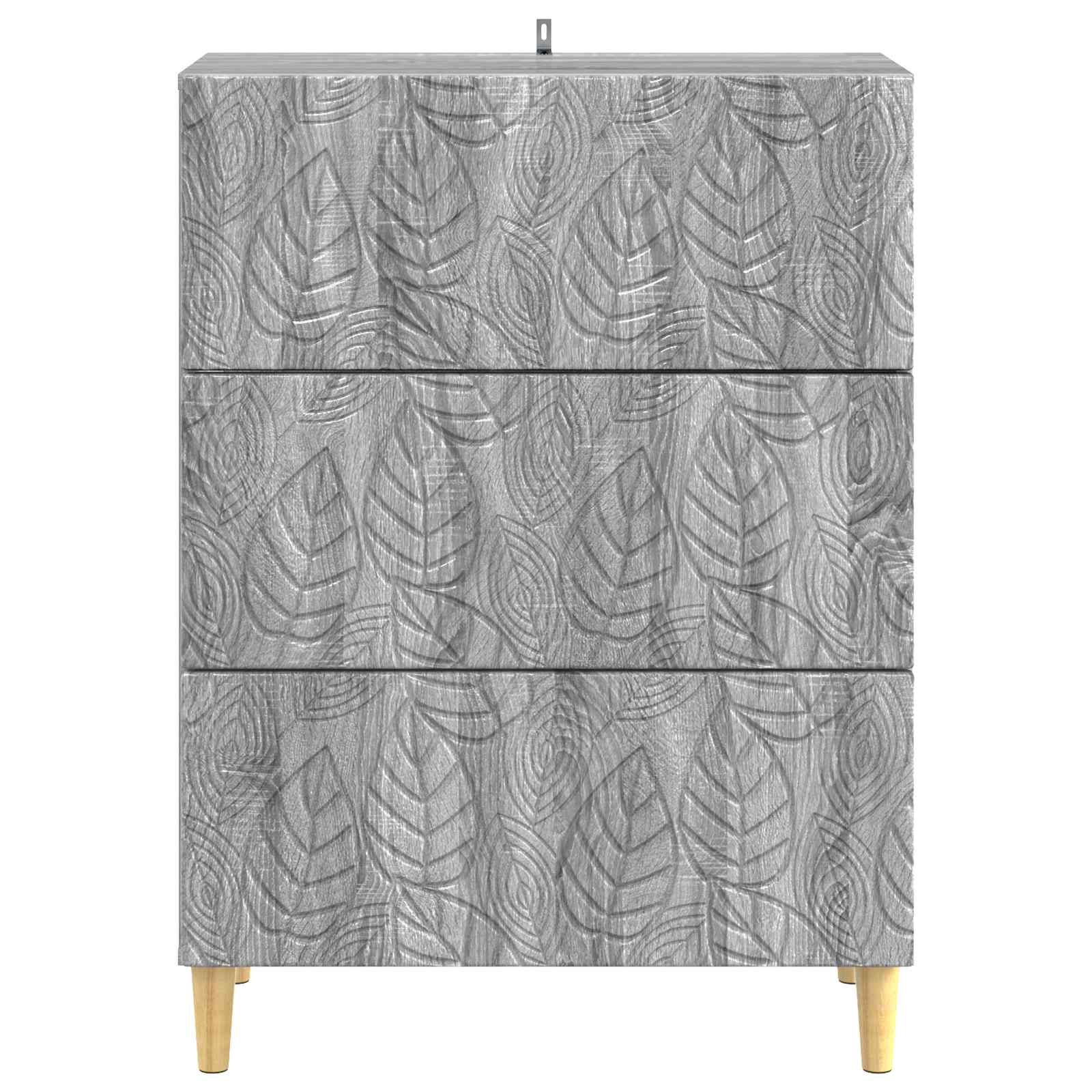 Ormar s ladicama Siva Sonoma 66 x 34,5 x 90 cm