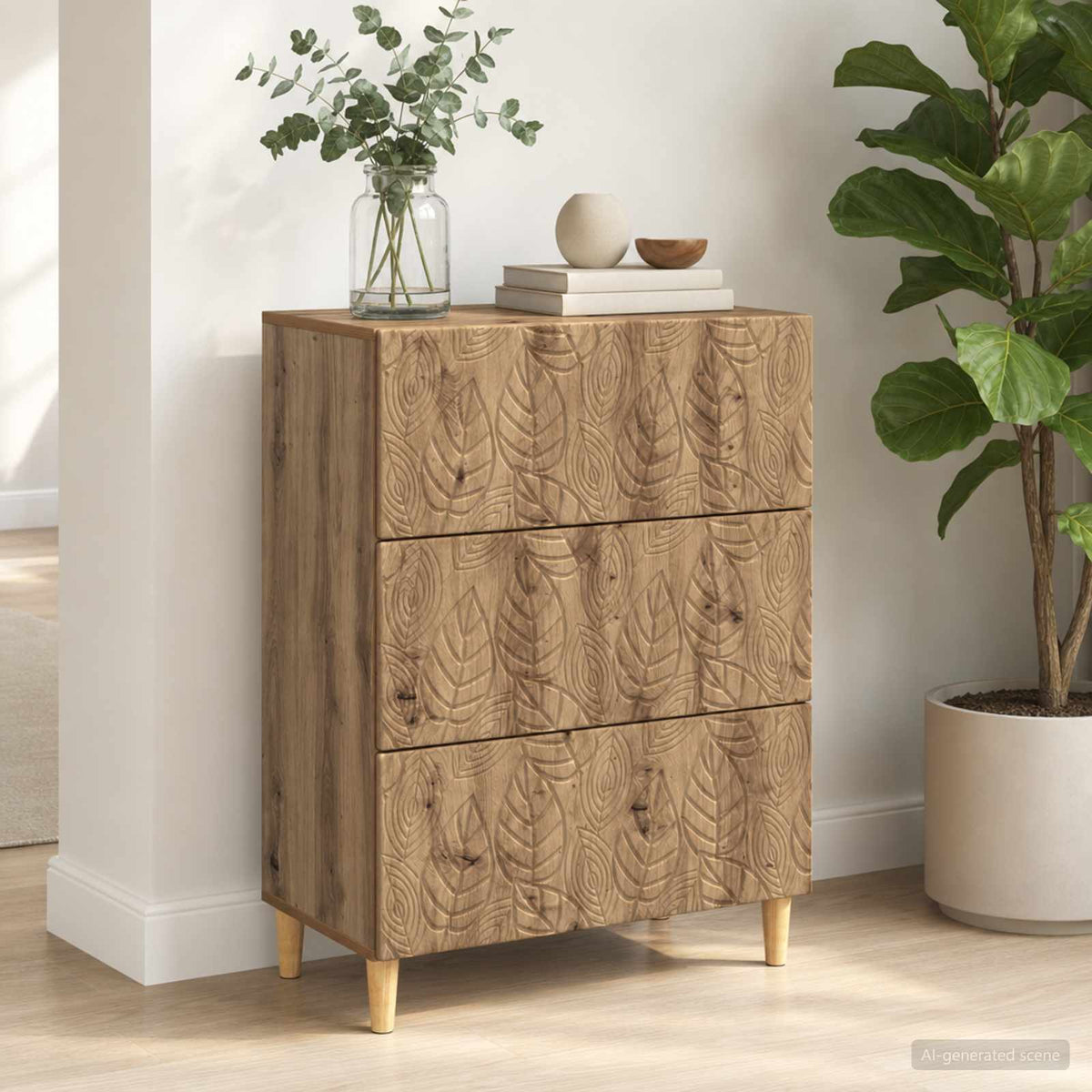 Ormar s ladicama 66 x 34,5 x 90 cm Konstruirano drvo