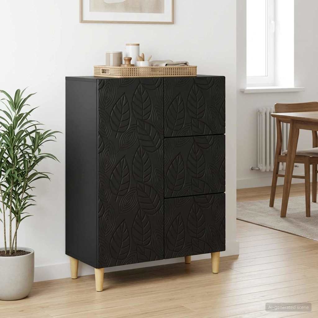 Kreveta Crna 66 x 34,5 x 90 cm Konstruirano drvo