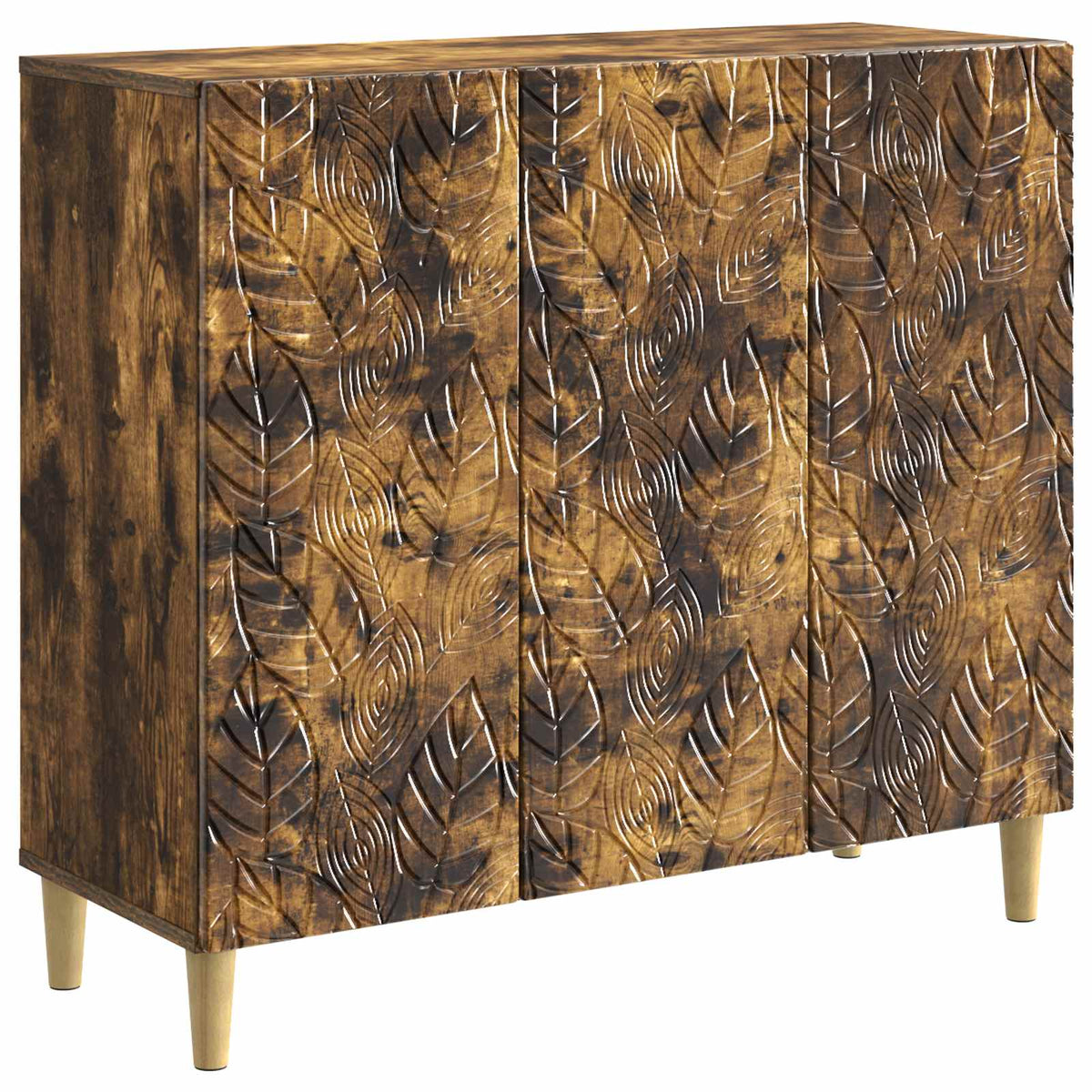 Kreveta Dimljeni hrast 89 x 34,5 x 80 cm Konstruirano drvo