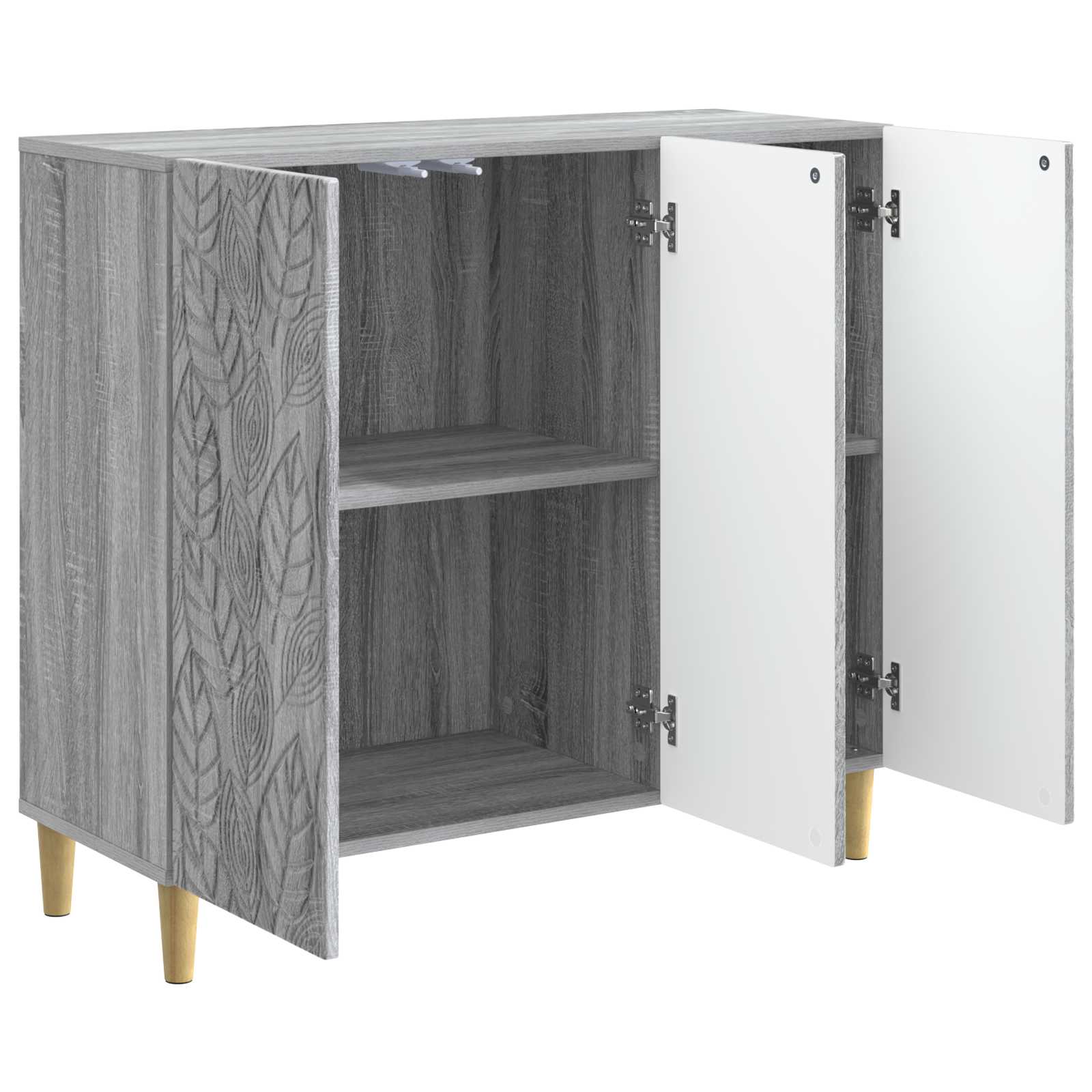 Kreveta Siva Sonoma 89 x 34,5 x 80 cm Konstruirano drvo