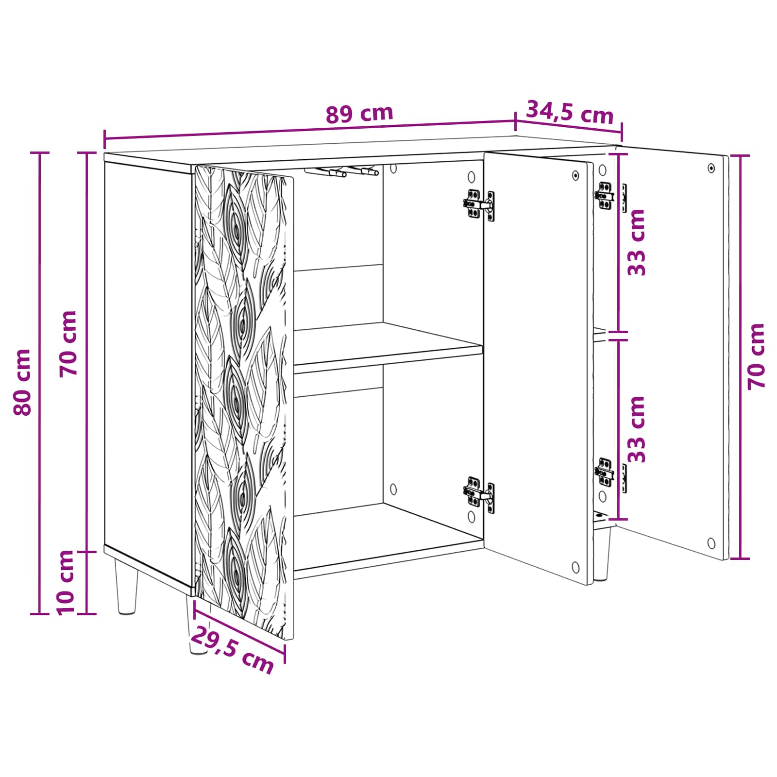 Kreveta Siva Sonoma 89 x 34,5 x 80 cm Konstruirano drvo