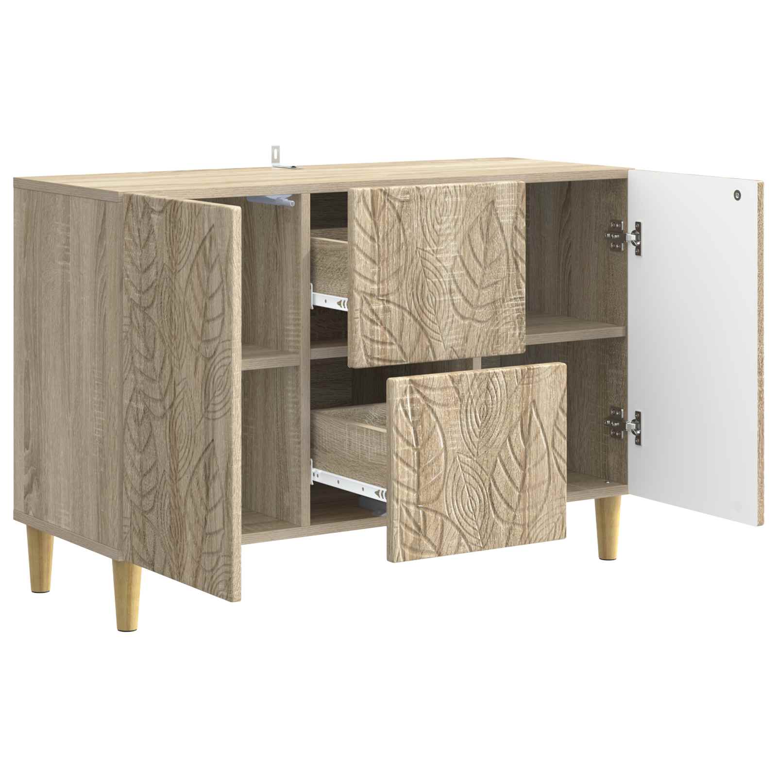 Kreveta Hrast sonoma 89 x 34,5 x 60 cm Konstruirano drvo