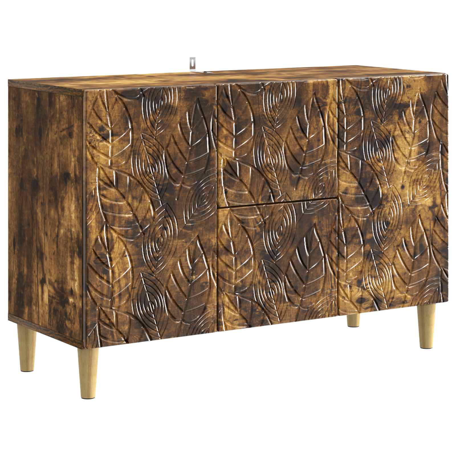 Kreveta Dimljeni hrast 89 x 34,5 x 60 cm Konstruirano drvo