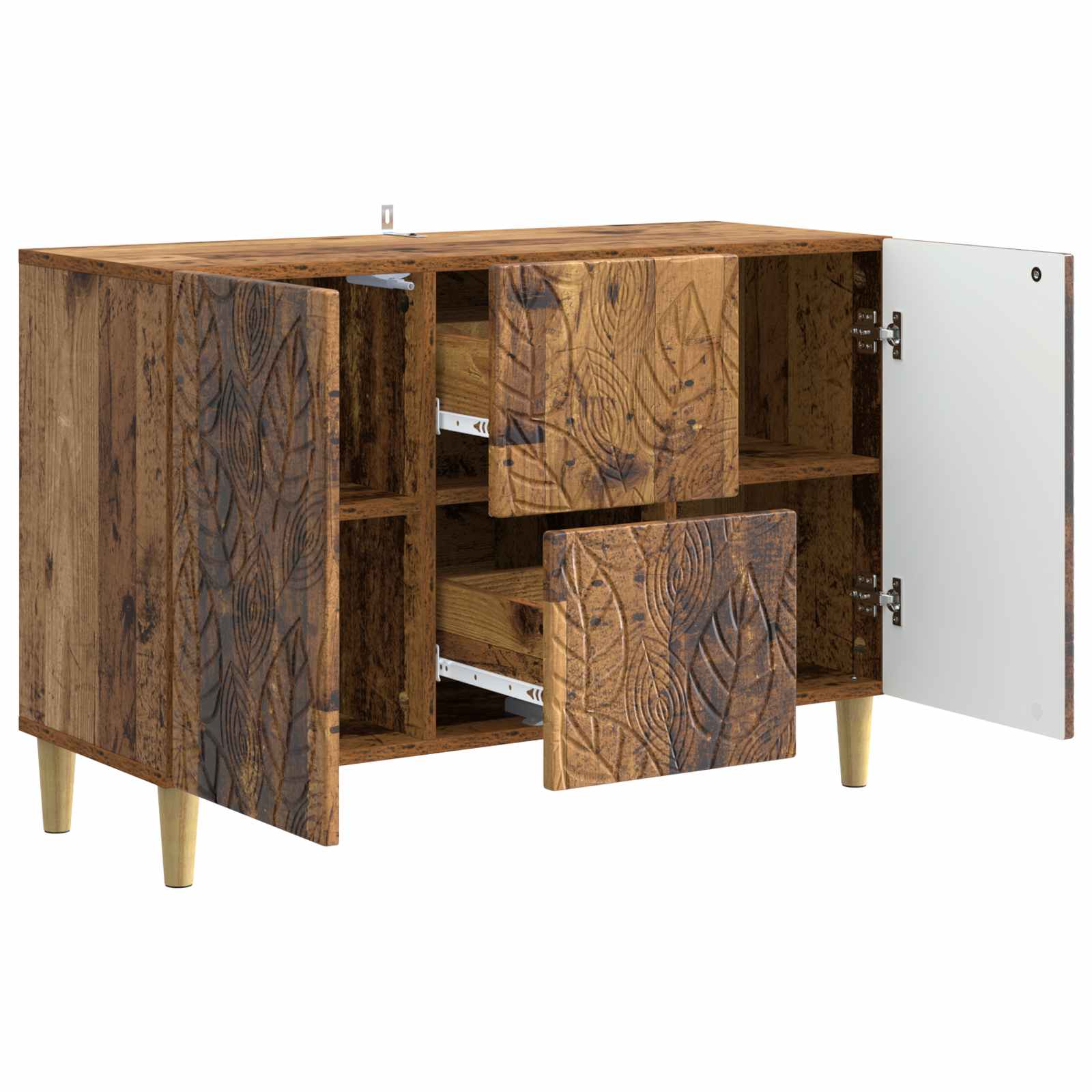 Kreveta Staro drvo 89 x 34,5 x 60 cm Konstruirano drvo