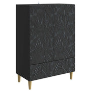 Kreveta Crna 66 x 34,5 x 95 cm Konstruirano drvo