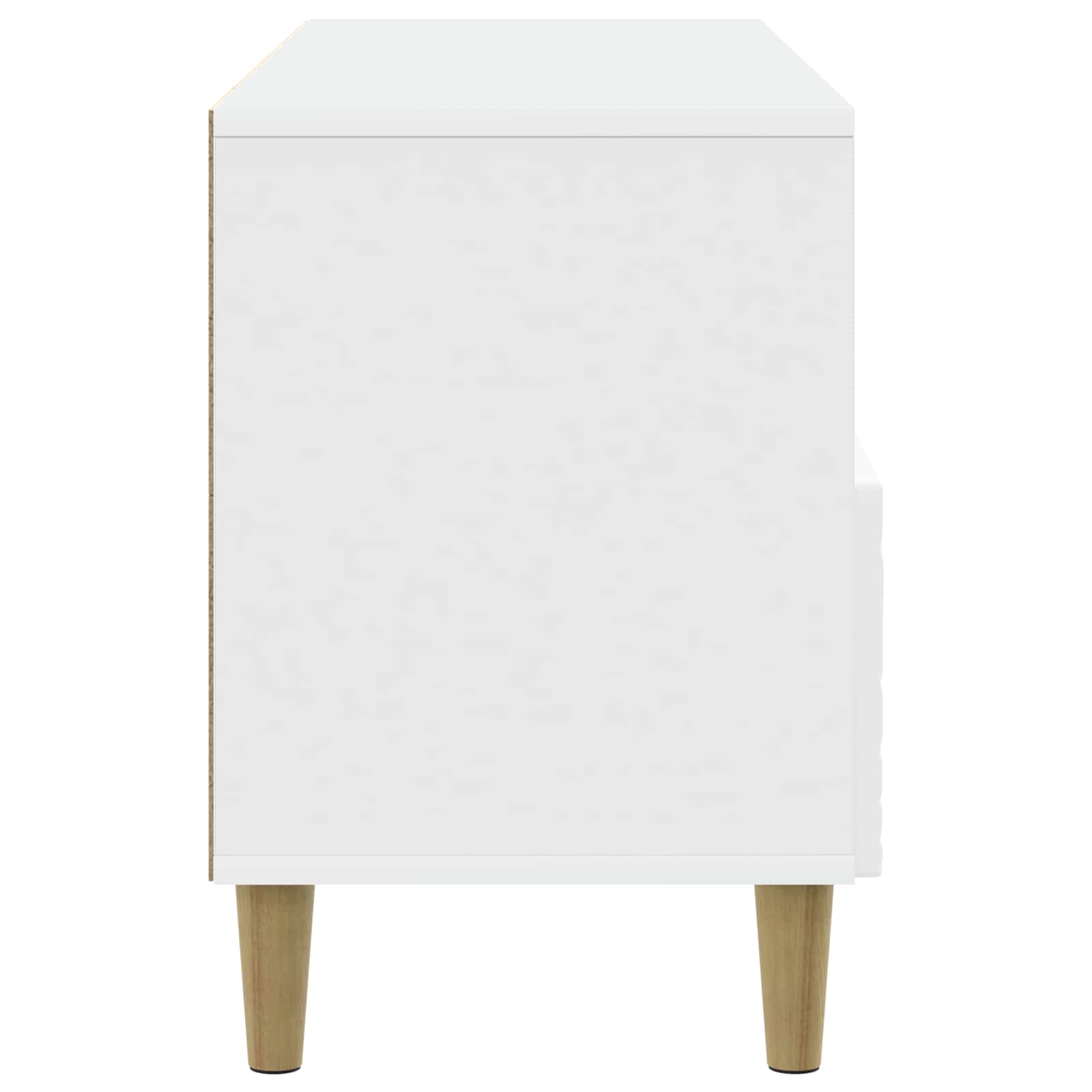 TV ormar 102 x 34,5 x 50 cm Bijela Konstruirano drvo