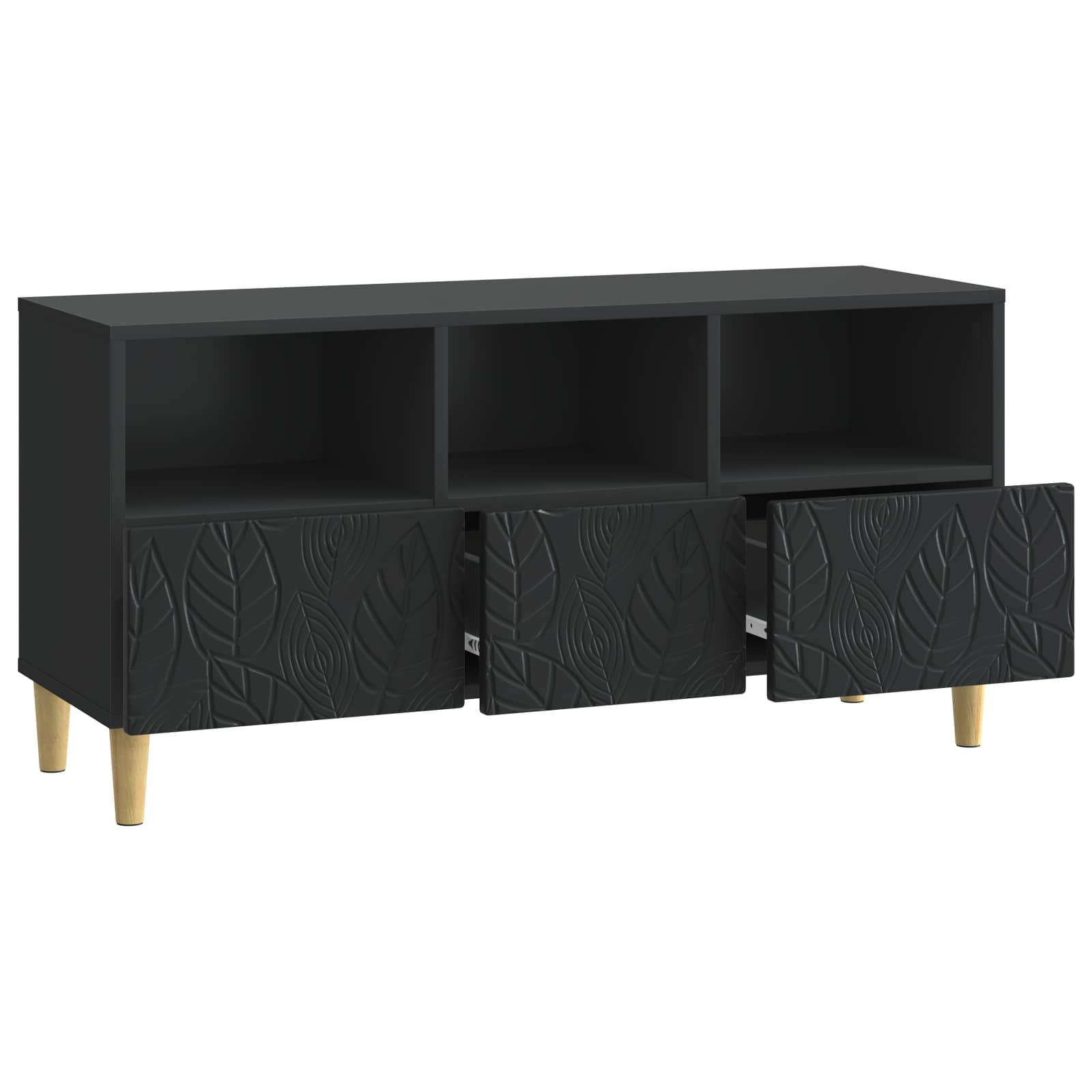 TV ormar 102 x 34,5 x 50 cm Crna Konstruirano drvo