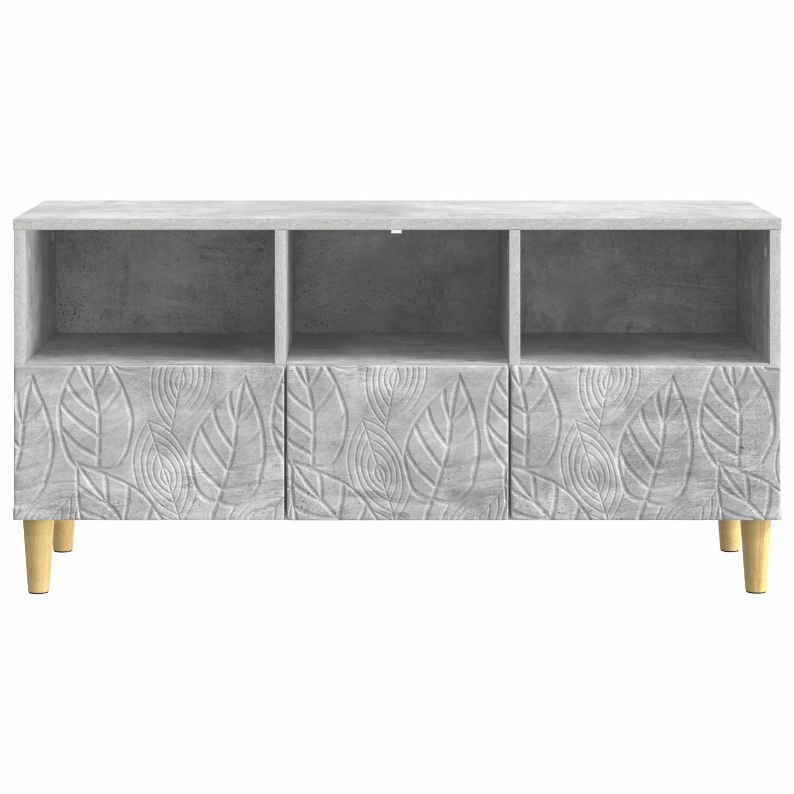 TV ormar 102 x 34,5 x 50 cm Betonska siva Konstruirano drvo