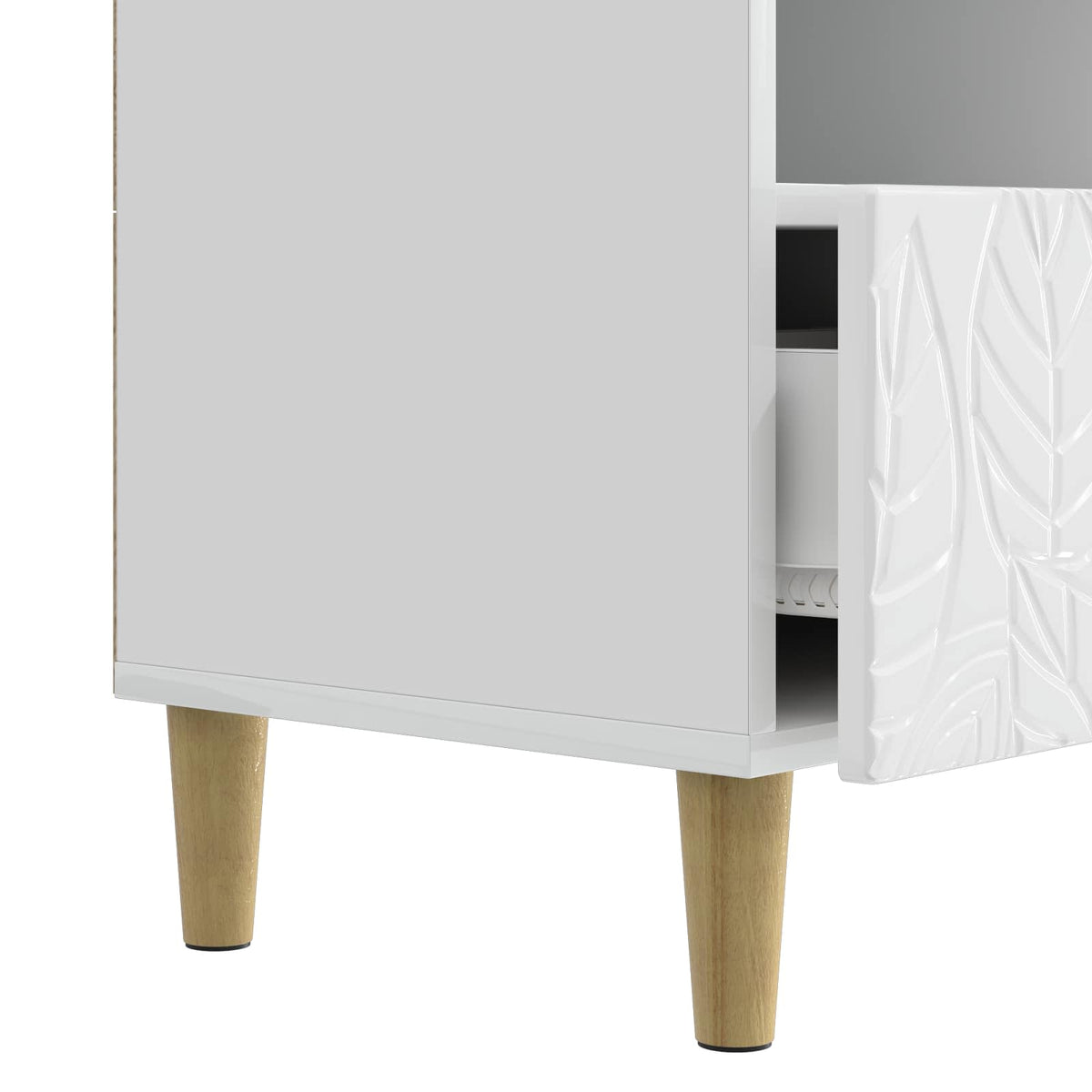 TV ormar 102 x 34,5 x 50 cm Bijela visokog sjaja