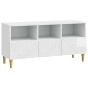 TV ormar 102 x 34,5 x 50 cm Bijela visokog sjaja