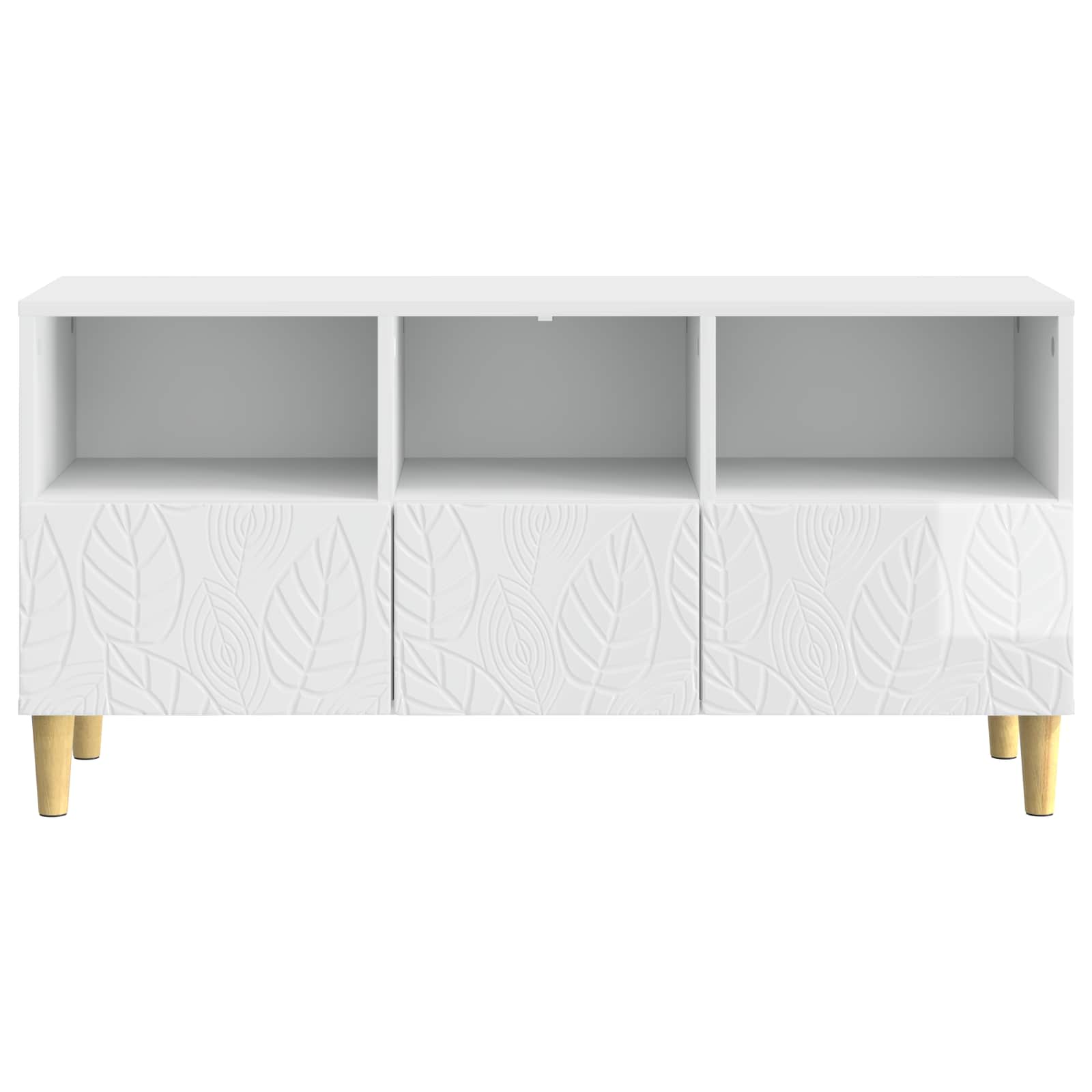 TV ormar 102 x 34,5 x 50 cm Bijela visokog sjaja
