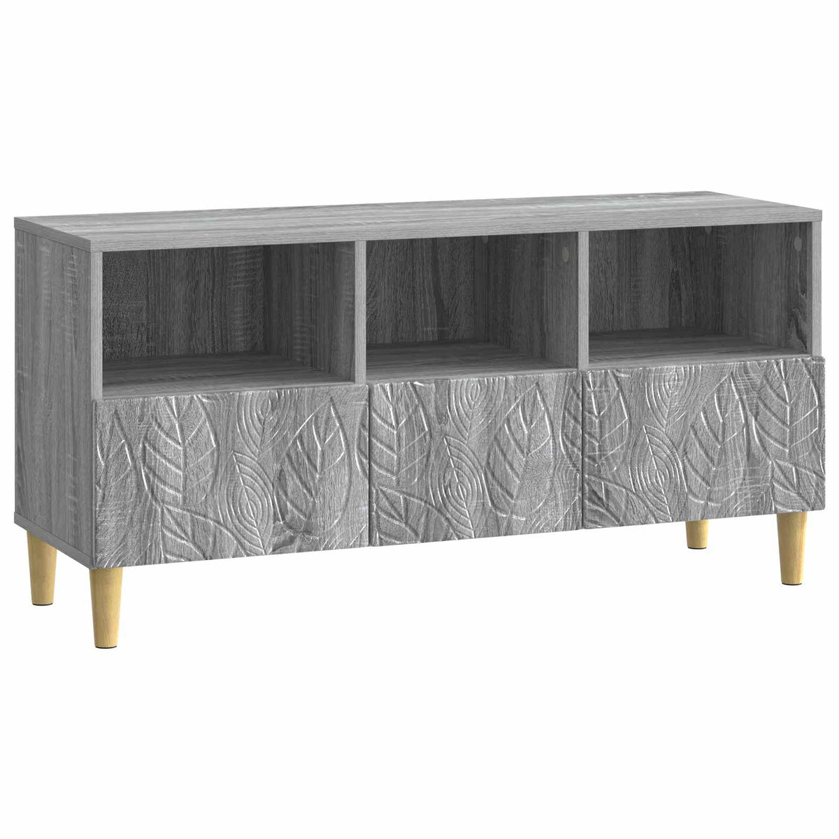 TV ormar 102 x 34,5 x 50 cm Siva Sonoma Konstruirano drvo