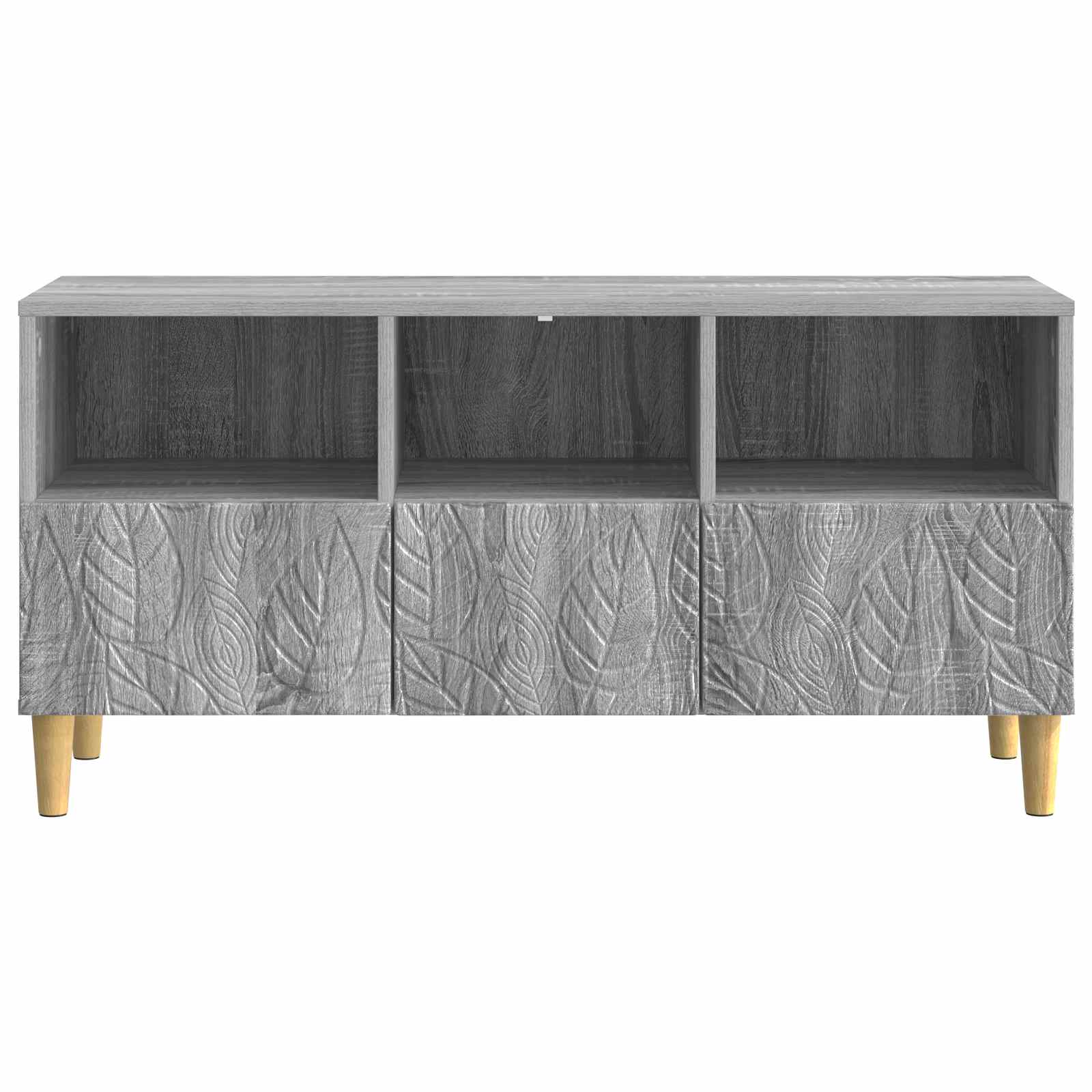 TV ormar 102 x 34,5 x 50 cm Siva Sonoma Konstruirano drvo