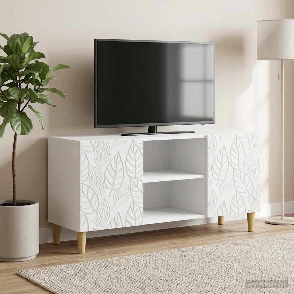 TV ormar 102 x 34,5 x 50 cm Bijela Konstruirano drvo