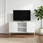 TV ormar 102 x 34,5 x 50 cm Bijela Konstruirano drvo