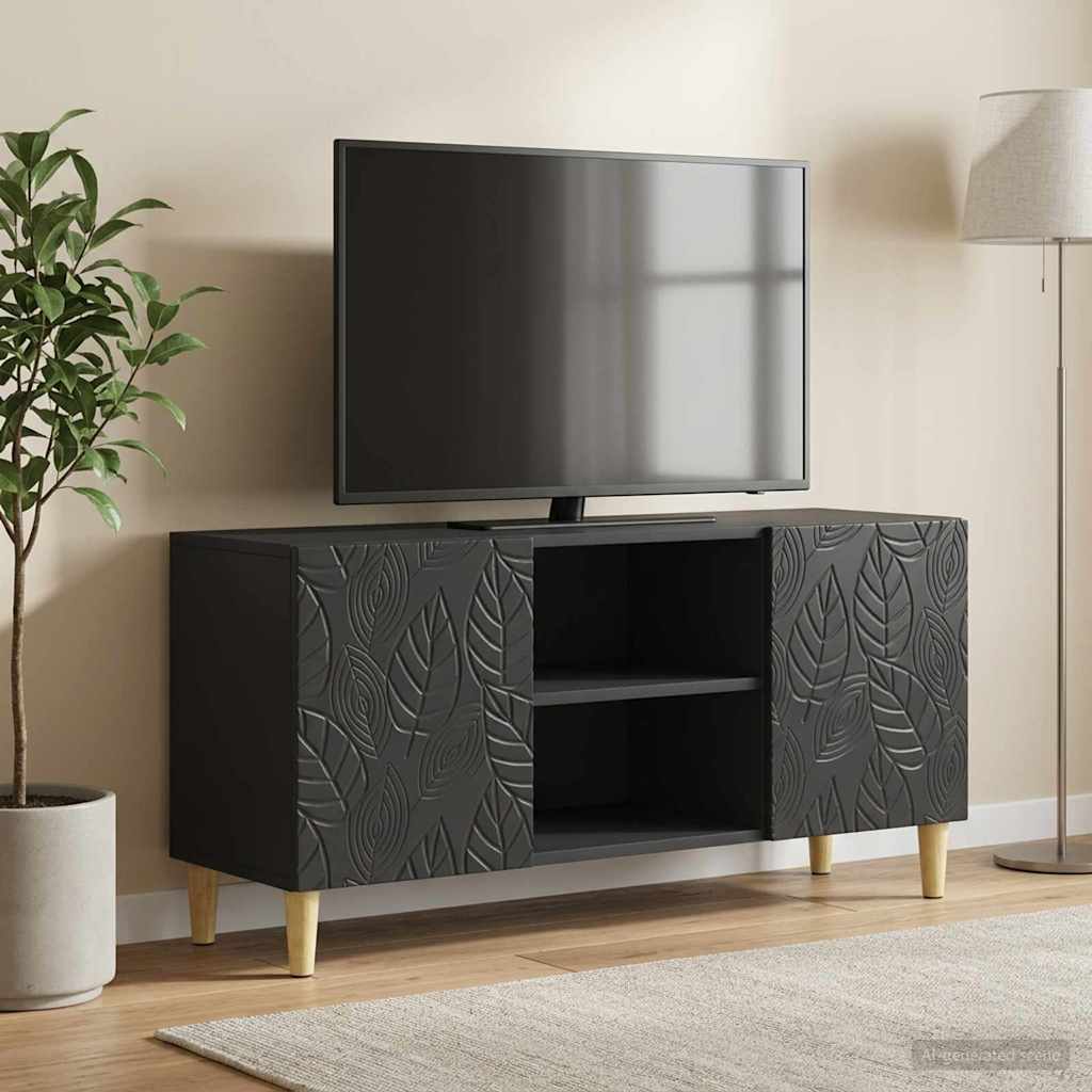 TV ormar 102 x 34,5 x 50 cm Crna Konstruirano drvo