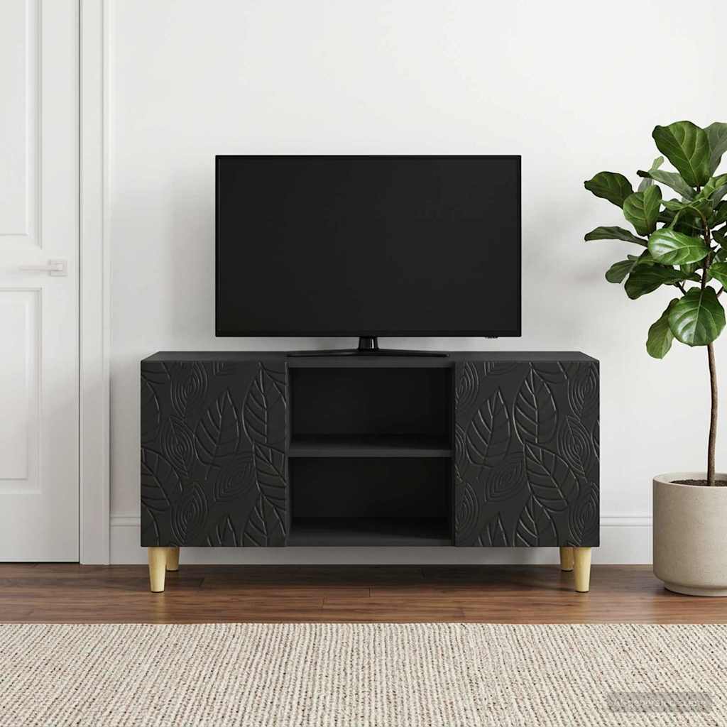 TV ormar 102 x 34,5 x 50 cm Crna Konstruirano drvo