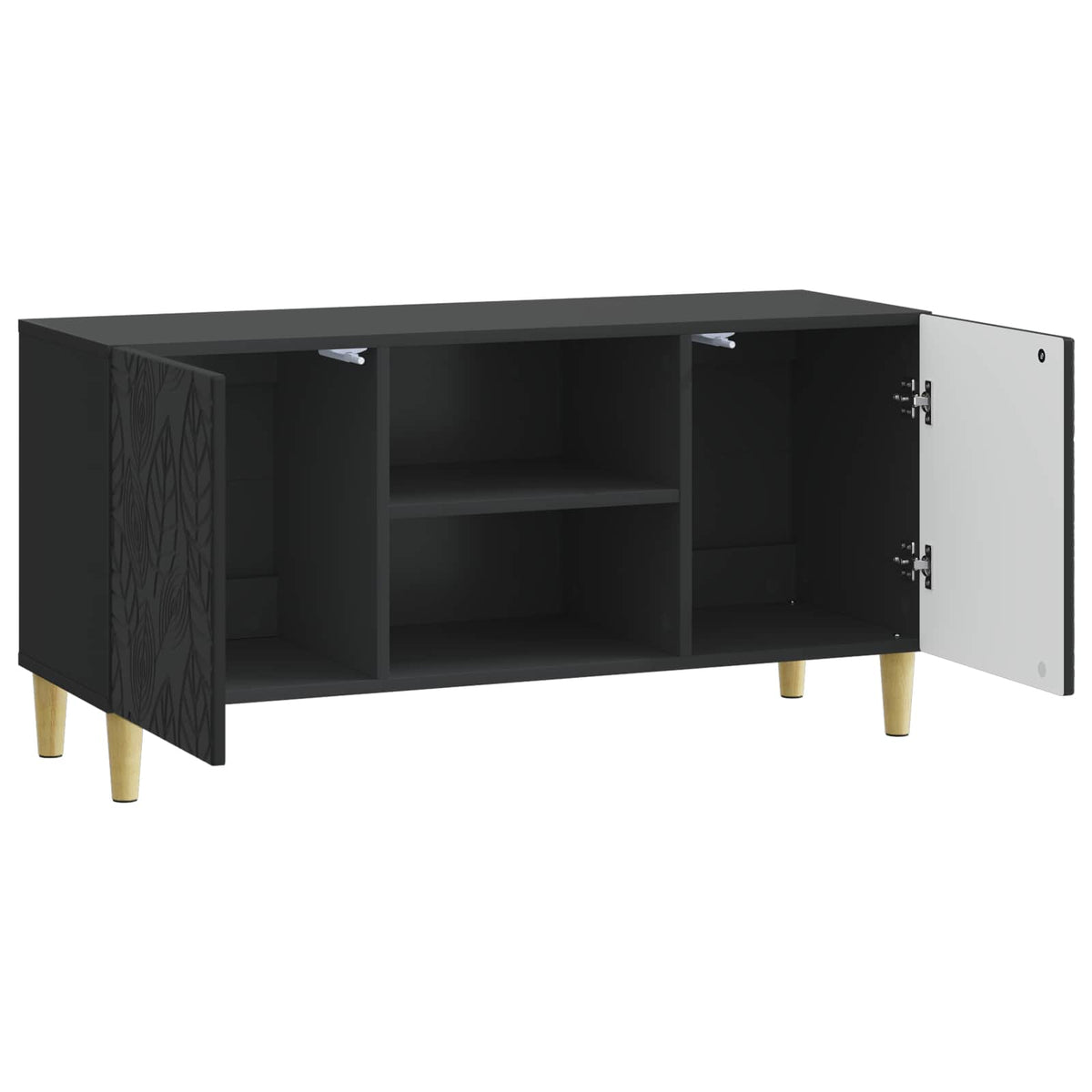 TV ormar 102 x 34,5 x 50 cm Crna Konstruirano drvo