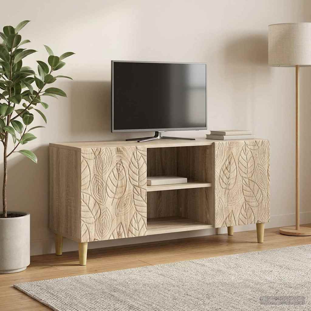 TV ormar 102 x 34,5 x 50 cm Hrast sonoma Konstruirano drvo