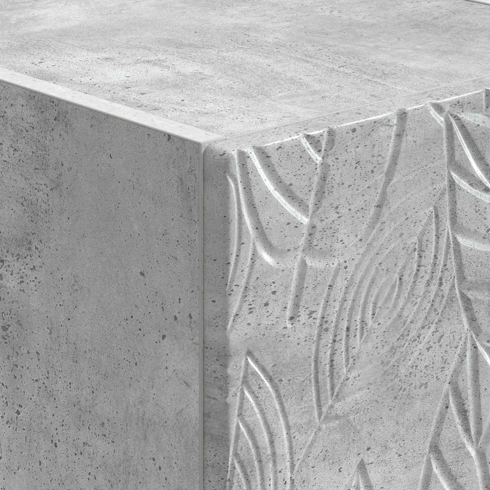 TV ormar 102 x 34,5 x 50 cm Betonska siva Konstruirano drvo