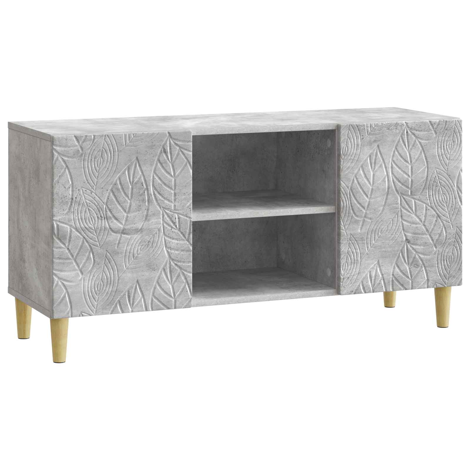 TV ormar 102 x 34,5 x 50 cm Betonska siva Konstruirano drvo