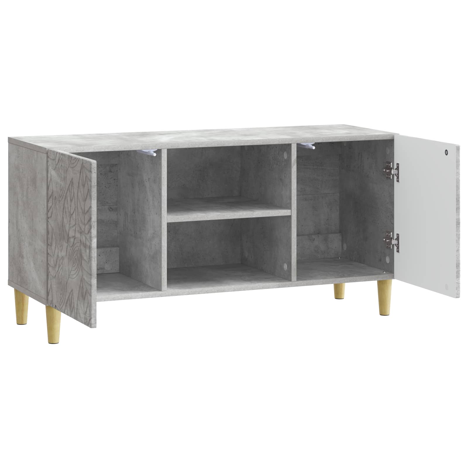 TV ormar 102 x 34,5 x 50 cm Betonska siva Konstruirano drvo