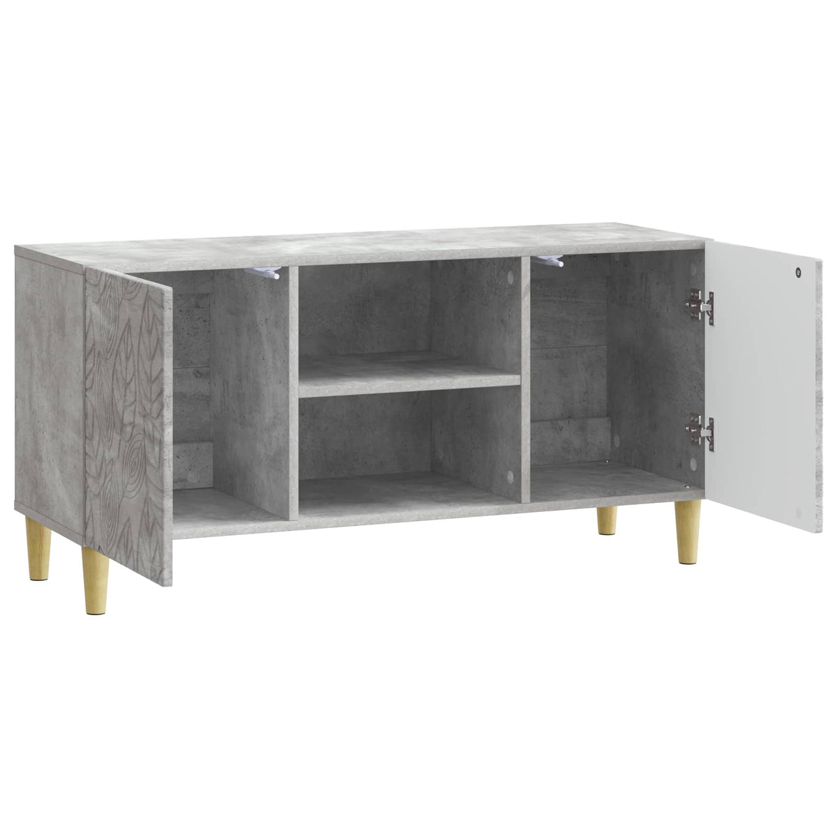 TV ormar 102 x 34,5 x 50 cm Betonska siva Konstruirano drvo
