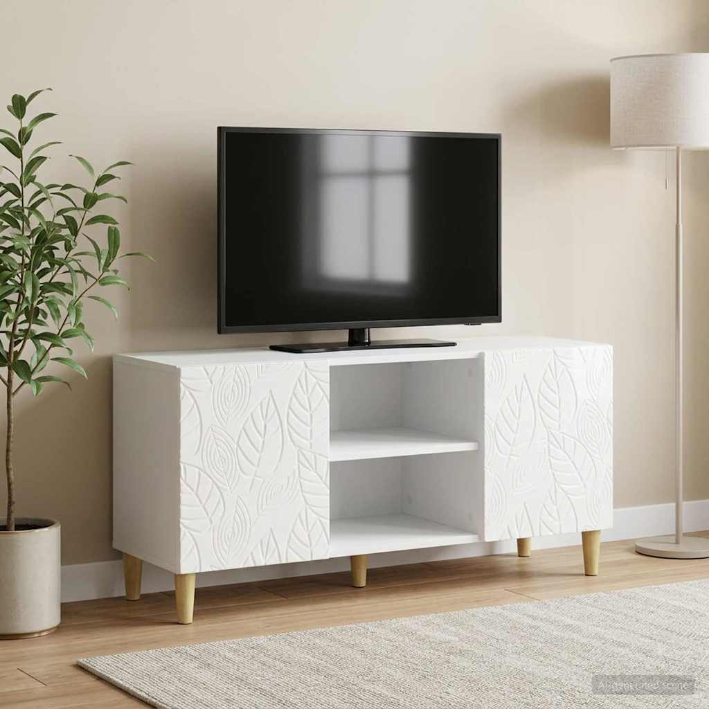 TV ormar 102 x 34,5 x 50 cm Bijela visokog sjaja