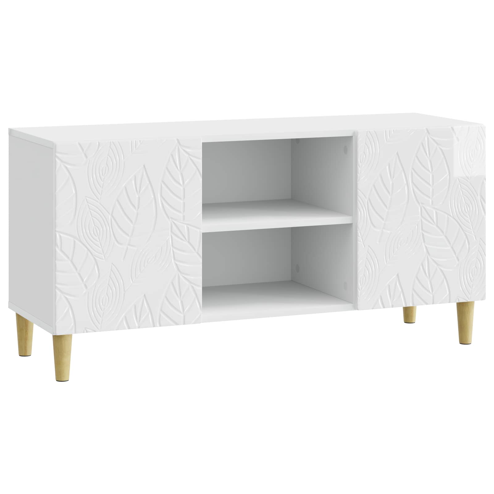 TV ormar 102 x 34,5 x 50 cm Bijela visokog sjaja
