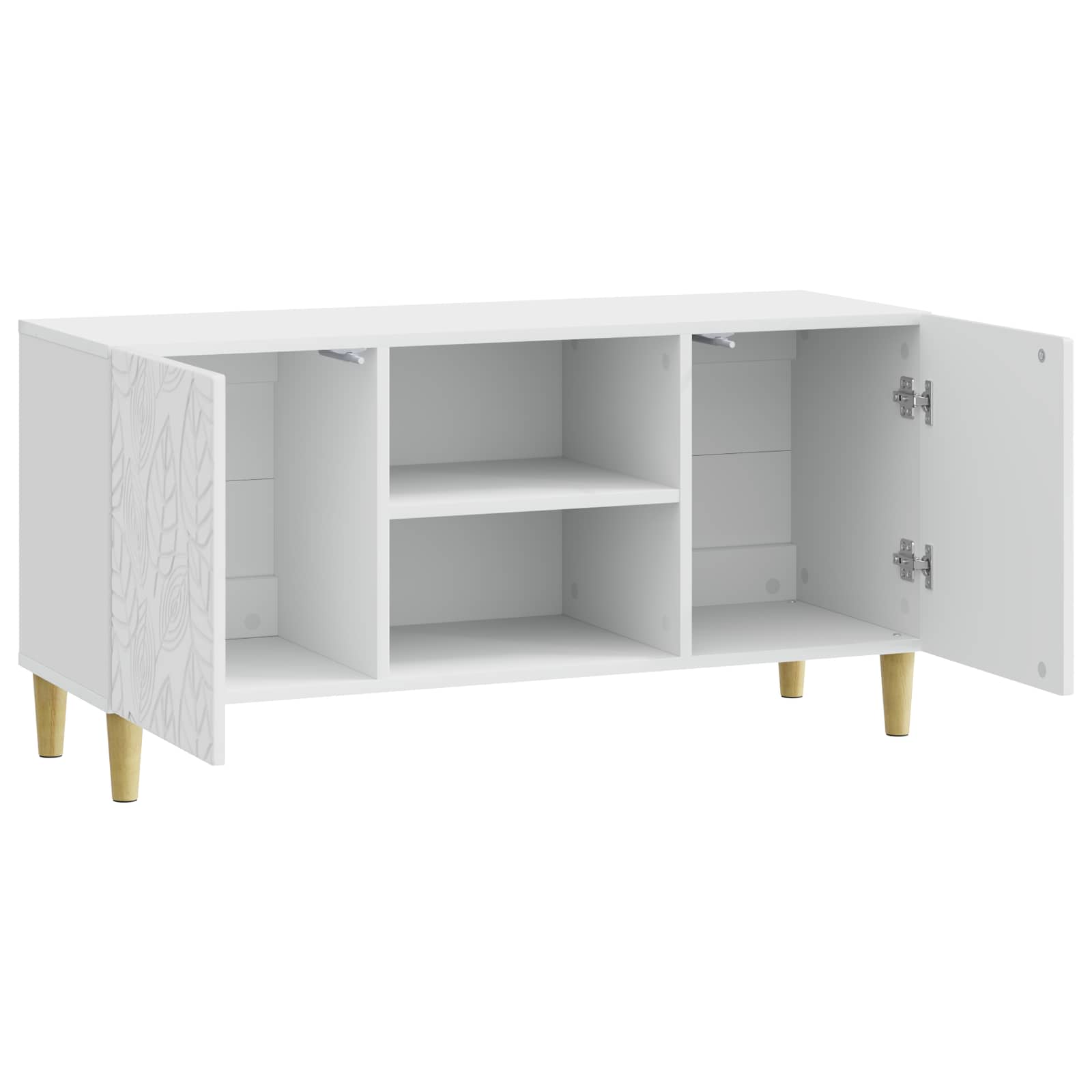TV ormar 102 x 34,5 x 50 cm Bijela visokog sjaja