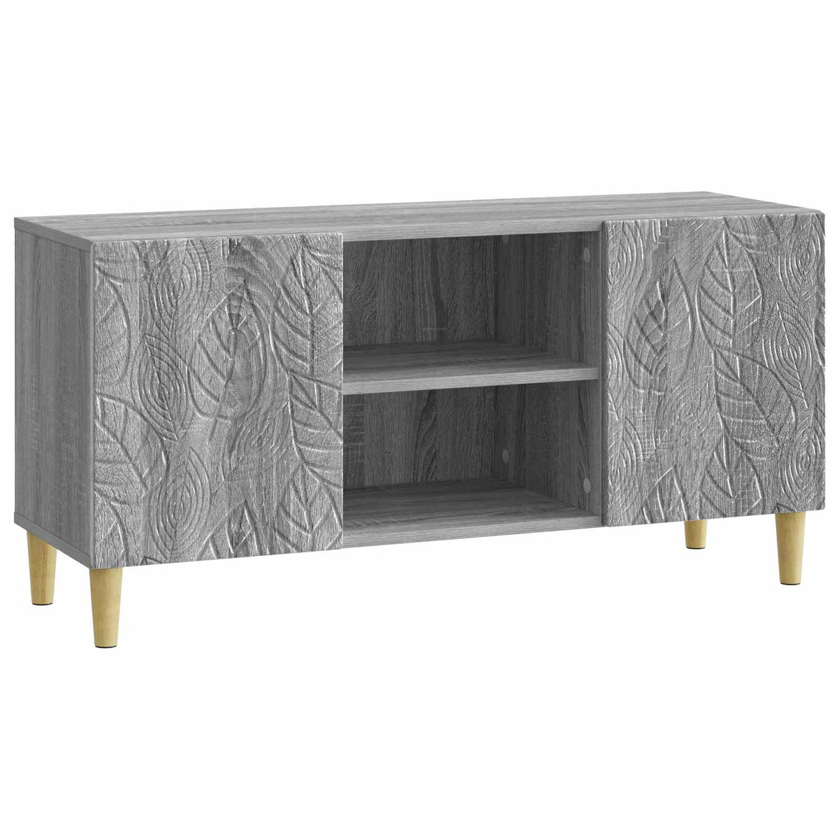 TV ormar 102 x 34,5 x 50 cm Siva Sonoma Konstruirano drvo