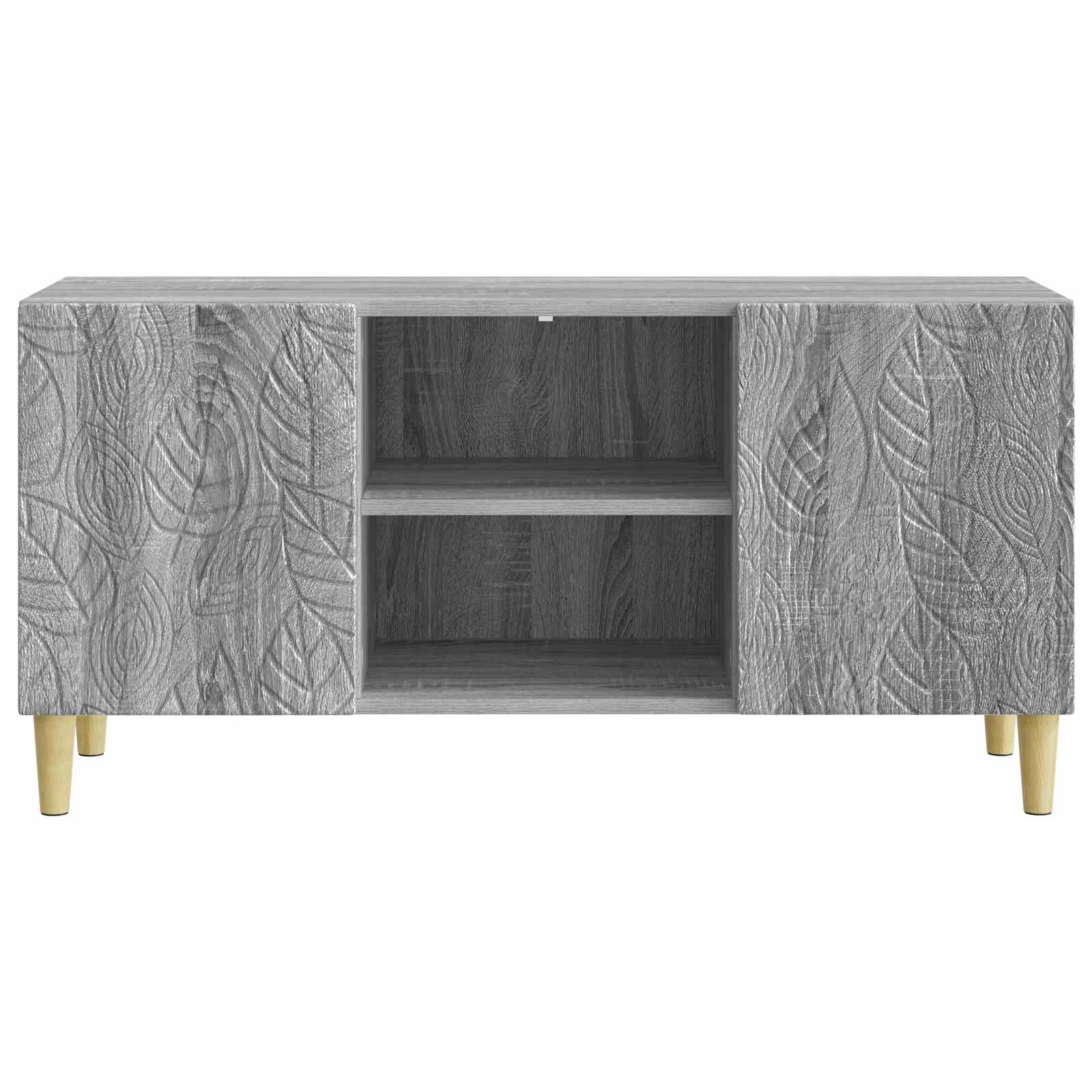 TV ormar 102 x 34,5 x 50 cm Siva Sonoma Konstruirano drvo