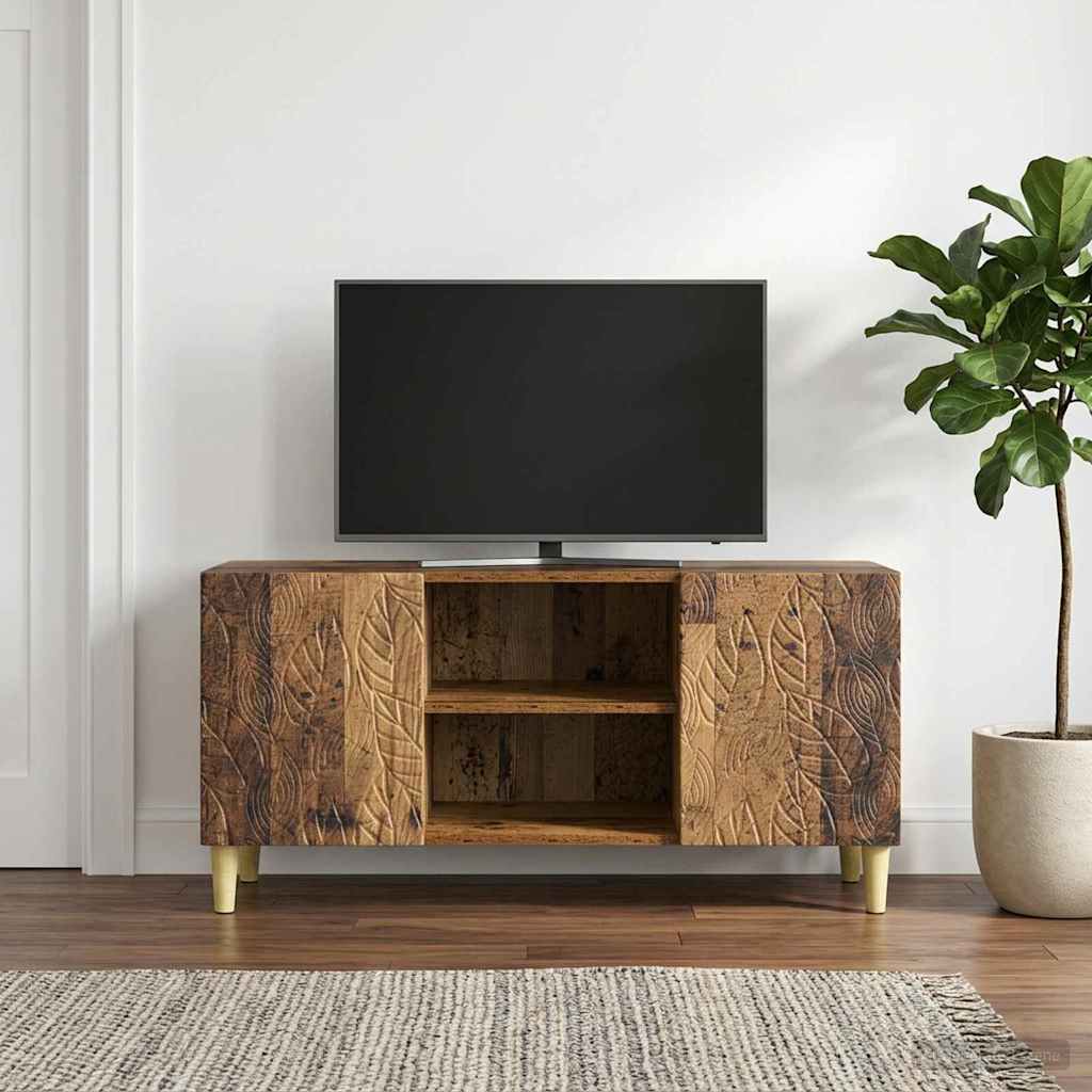 TV ormar 102 x 34,5 x 50 cm Staro drvo Konstruirano drvo