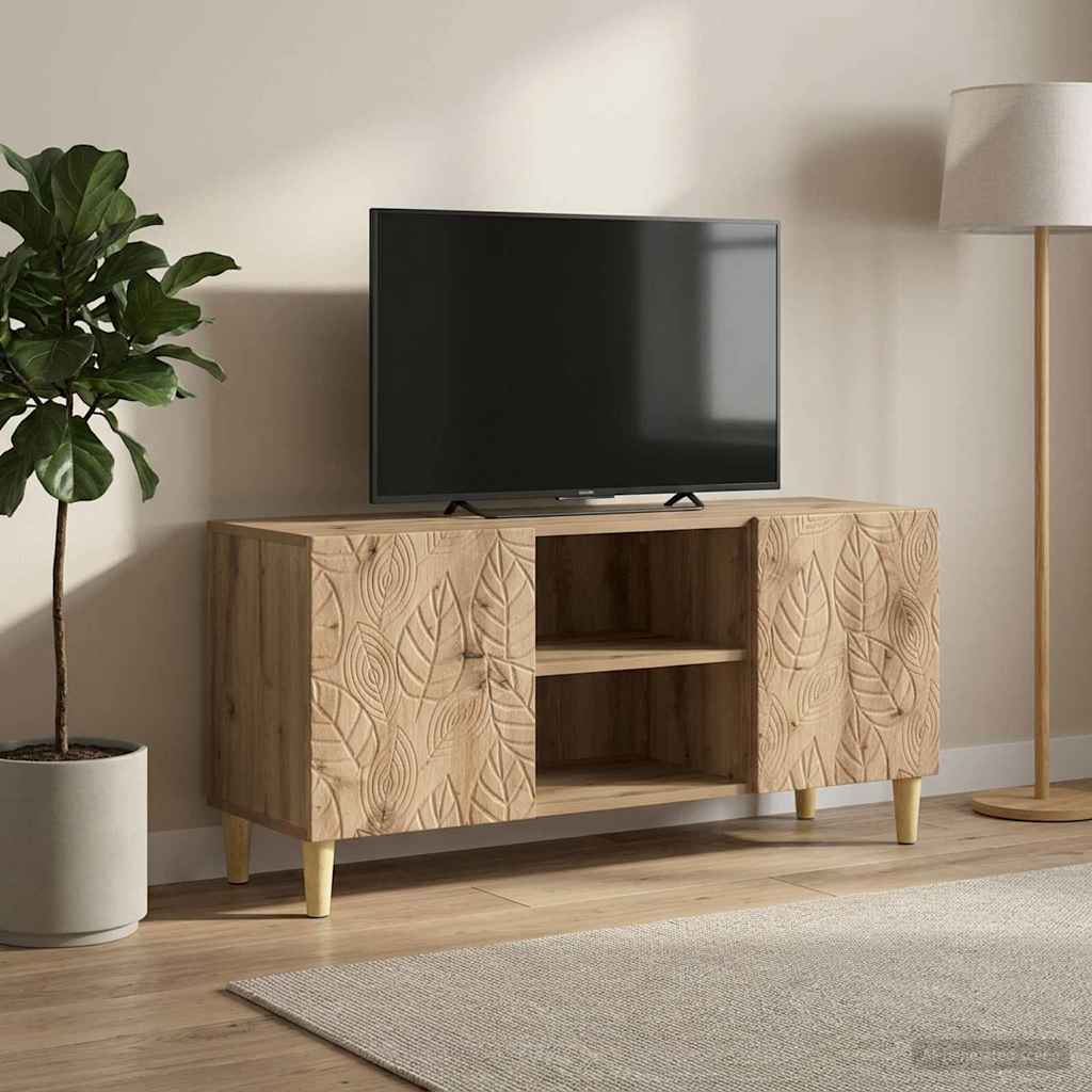 TV ormar 102 x 34,5 x 50 cm Hrast artisan Konstruirano drvo