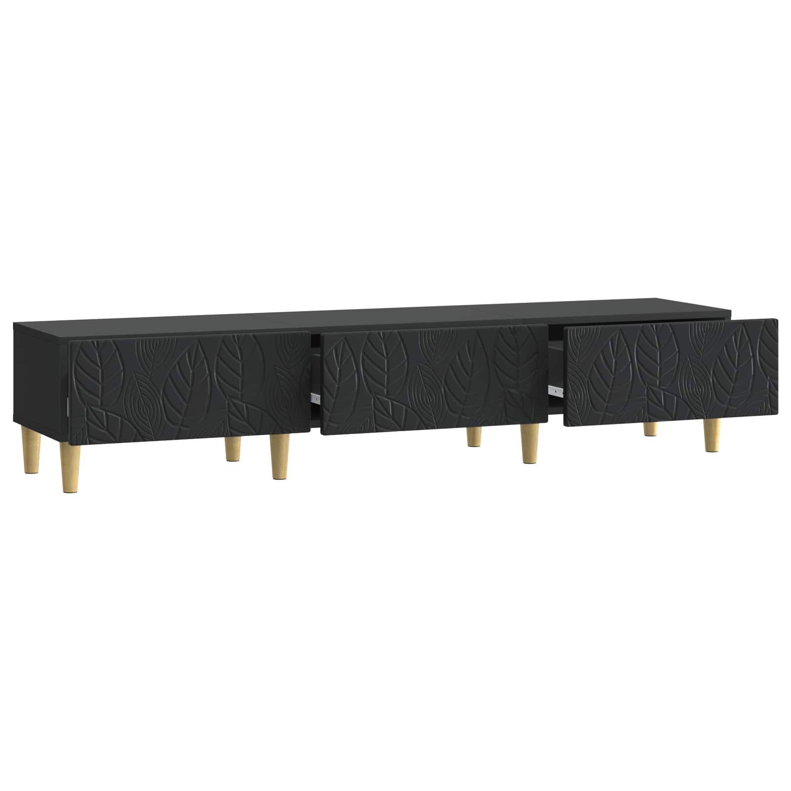 TV ormar 147 x 34,5 x 30 cm Crna Konstruirano drvo