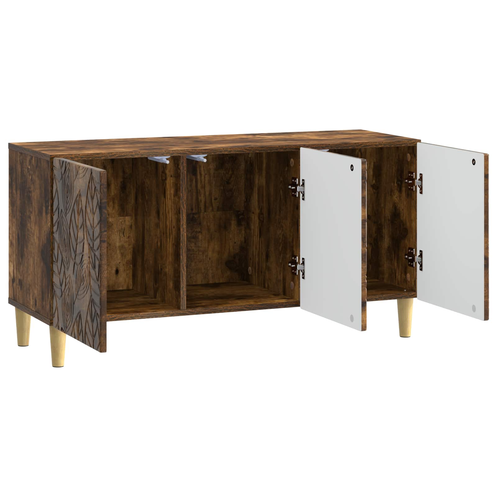TV ormar 99 x 34,5 x 50 cm Dimljeni hrast Konstruirano drvo