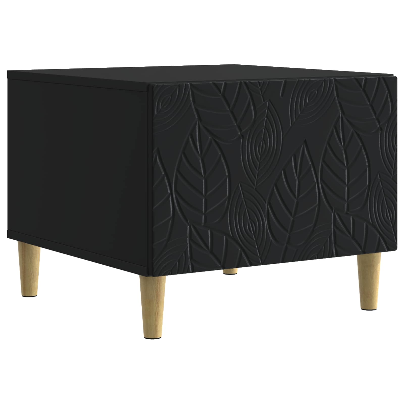 Kava Stol Crna 50 x 49 x 40 cm Konstruirano drvo