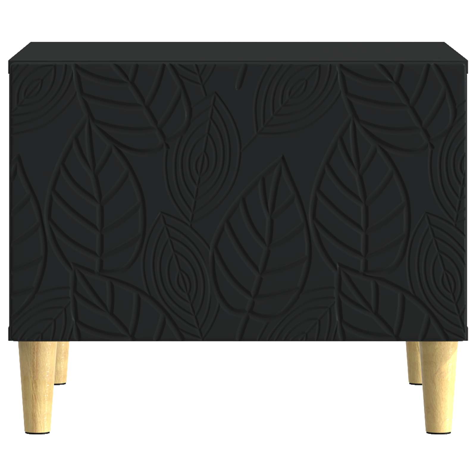 Kava Stol Crna 50 x 49 x 40 cm Konstruirano drvo