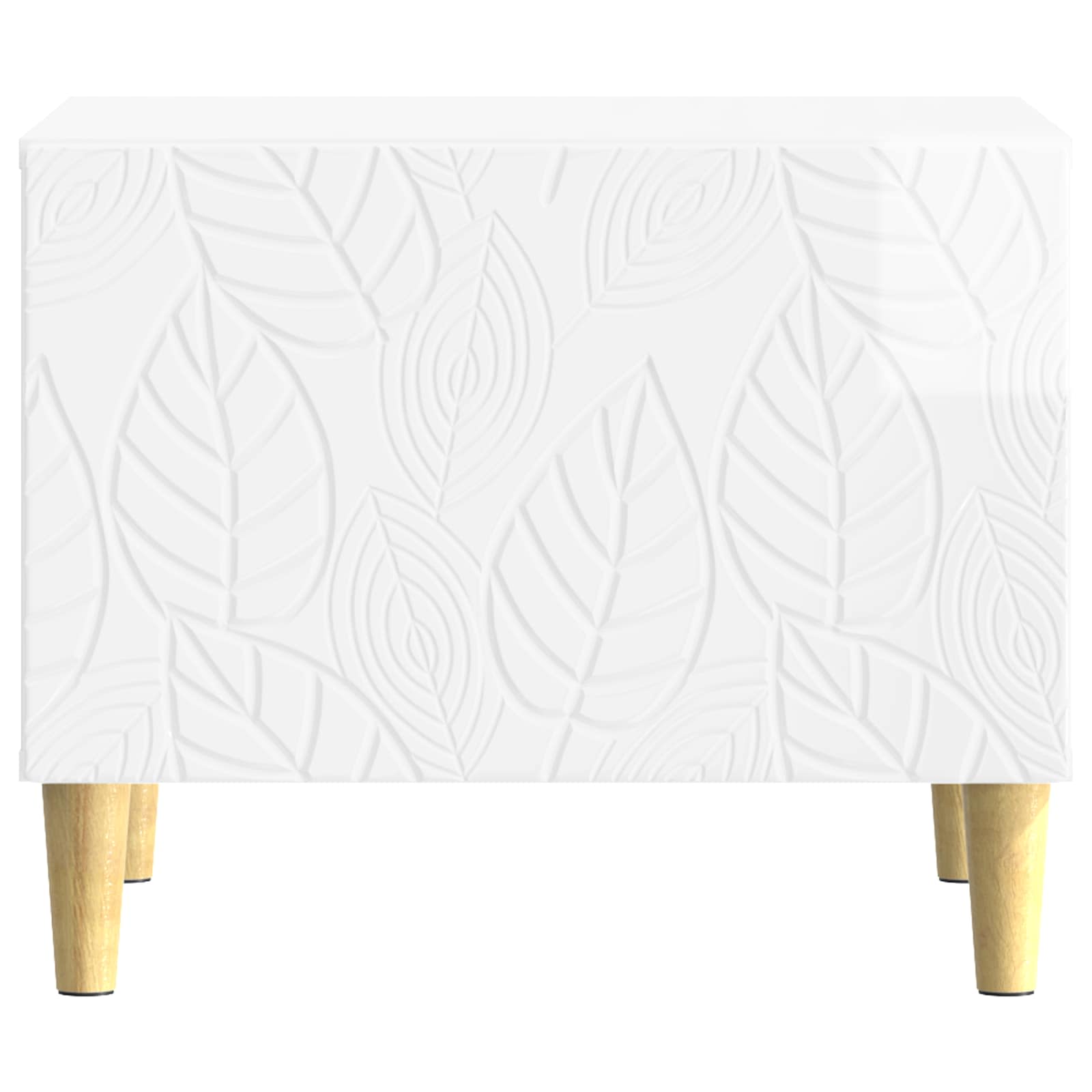 Kava Stol Bijela visokog sjaja 50 x 49 x 40 cm