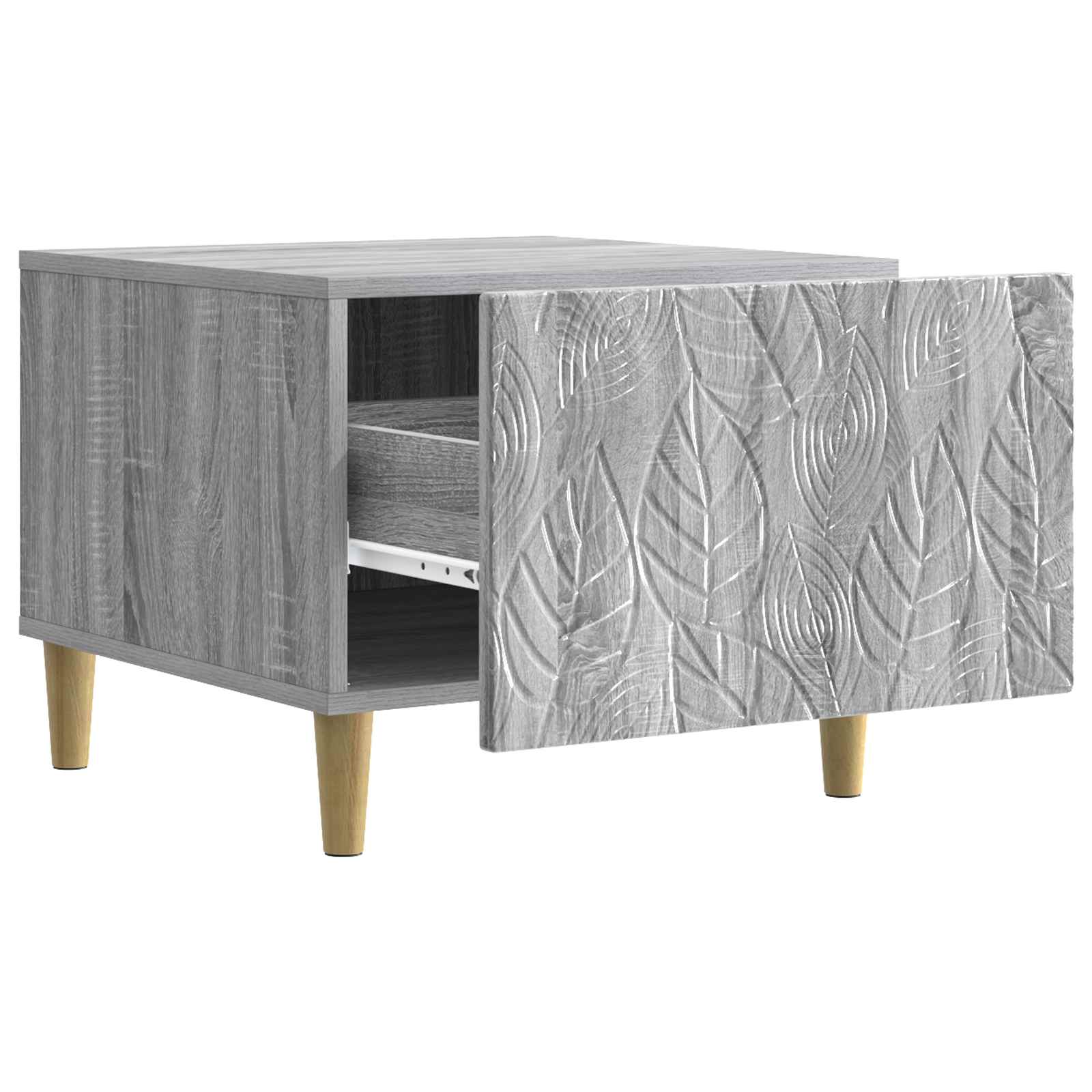 Kava Stol Siva Sonoma 50 x 49 x 40 cm Konstruirano drvo
