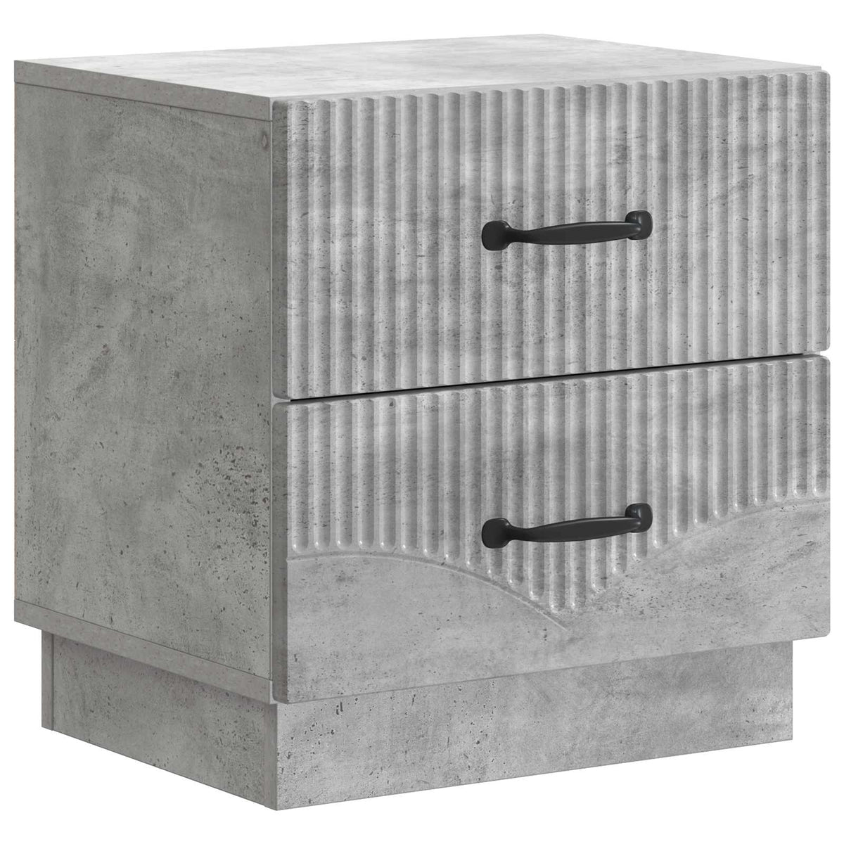 Noćni ormar Betonska siva 43 x 34,5 x 44,5 cm Konstruirano drvo