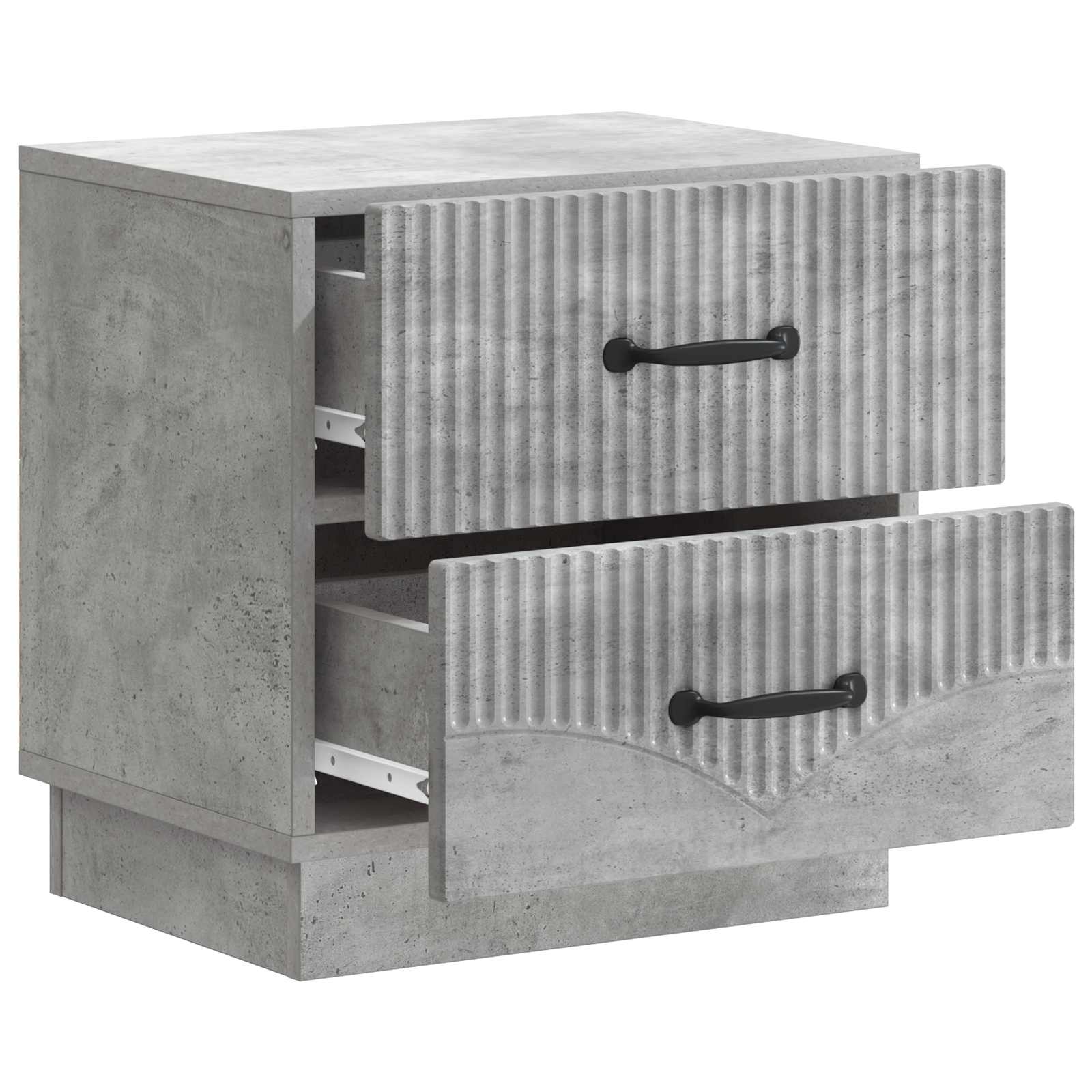 Noćni ormar Betonska siva 43 x 34,5 x 44,5 cm Konstruirano drvo