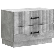Noćni ormar Betonska siva 62 x 34,5 x 44,5 cm Konstruirano drvo