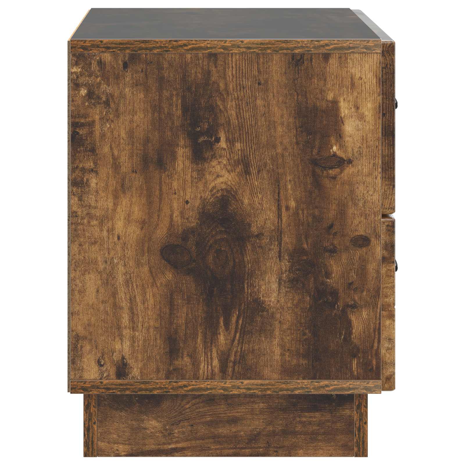 Noćni ormar s ladicama Dimljeni hrast 62 x 34,5 x 44,5 cm