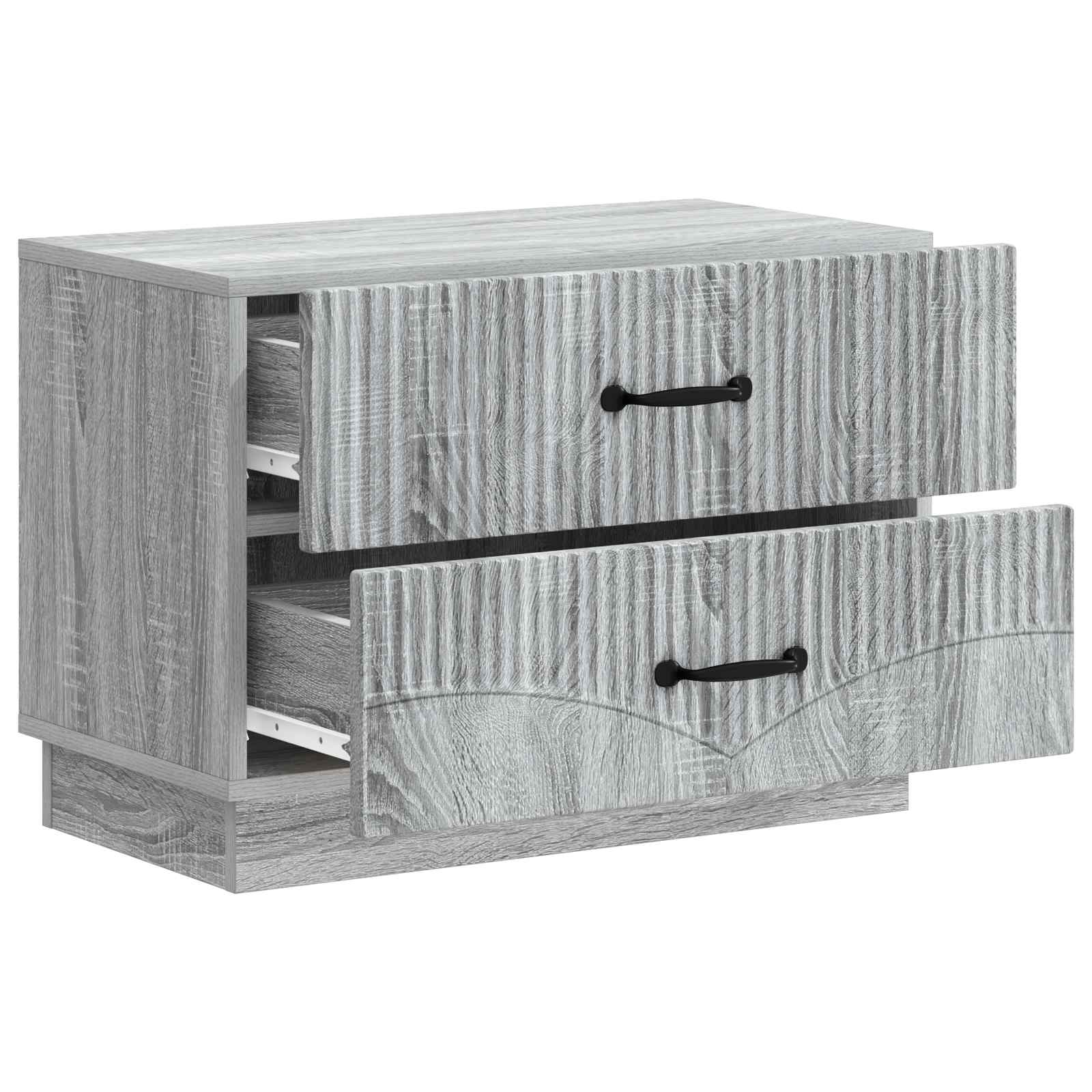 Noćni ormar Siva sonoma 62 x 34,5 x 44,5 cm Konstruirano drvo