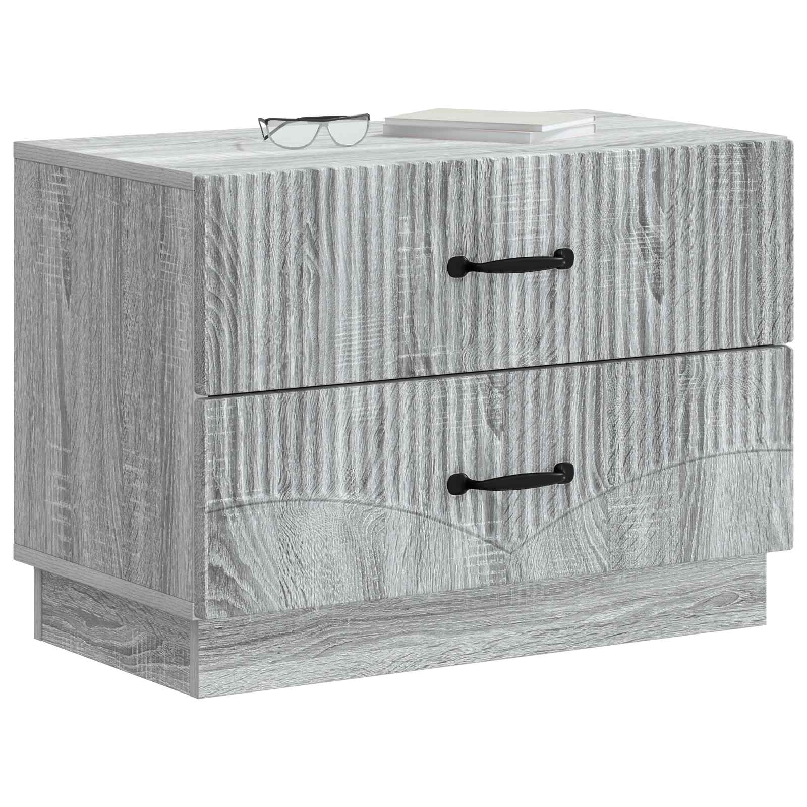 Noćni ormar Siva sonoma 62 x 34,5 x 44,5 cm Konstruirano drvo