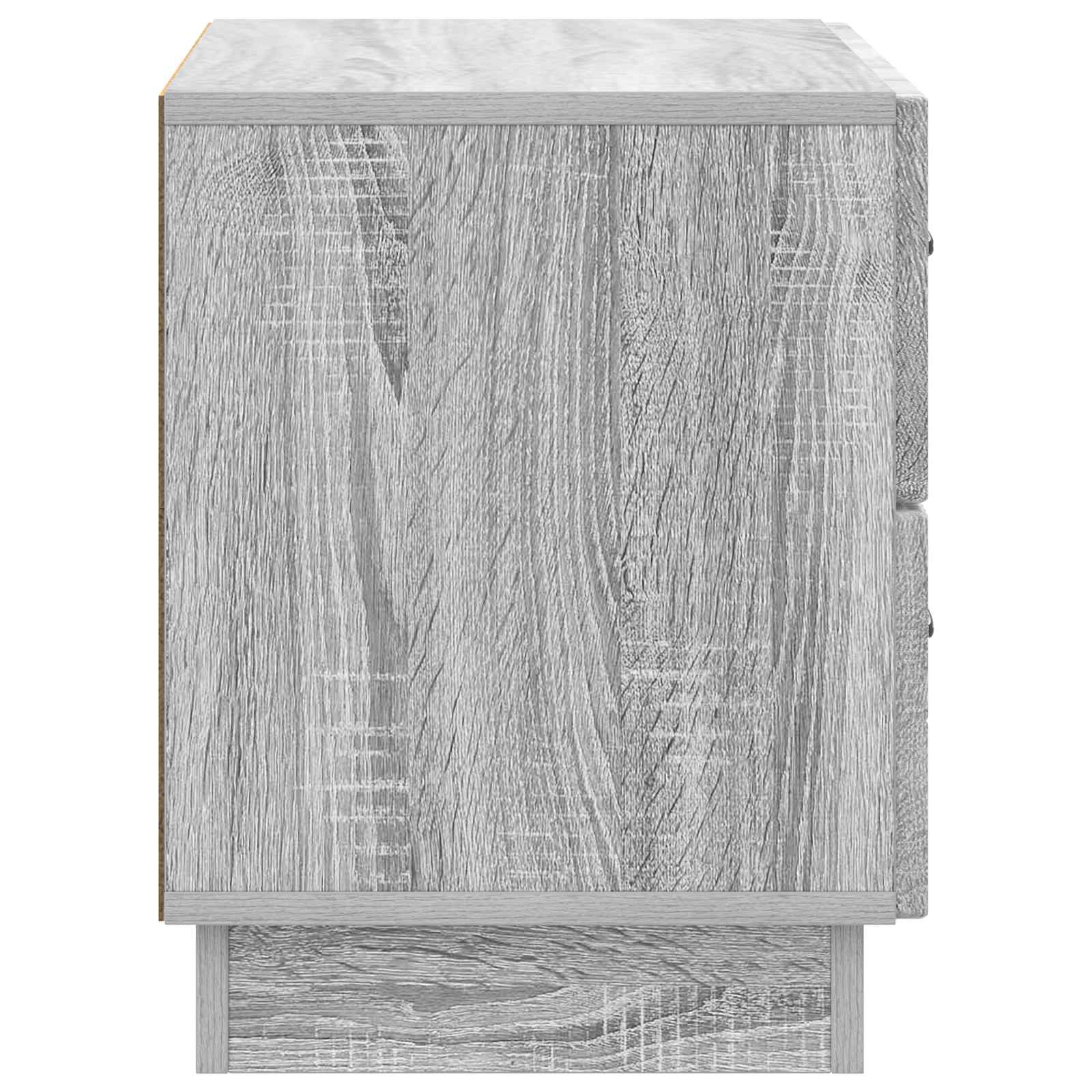 Noćni ormar Siva sonoma 62 x 34,5 x 44,5 cm Konstruirano drvo
