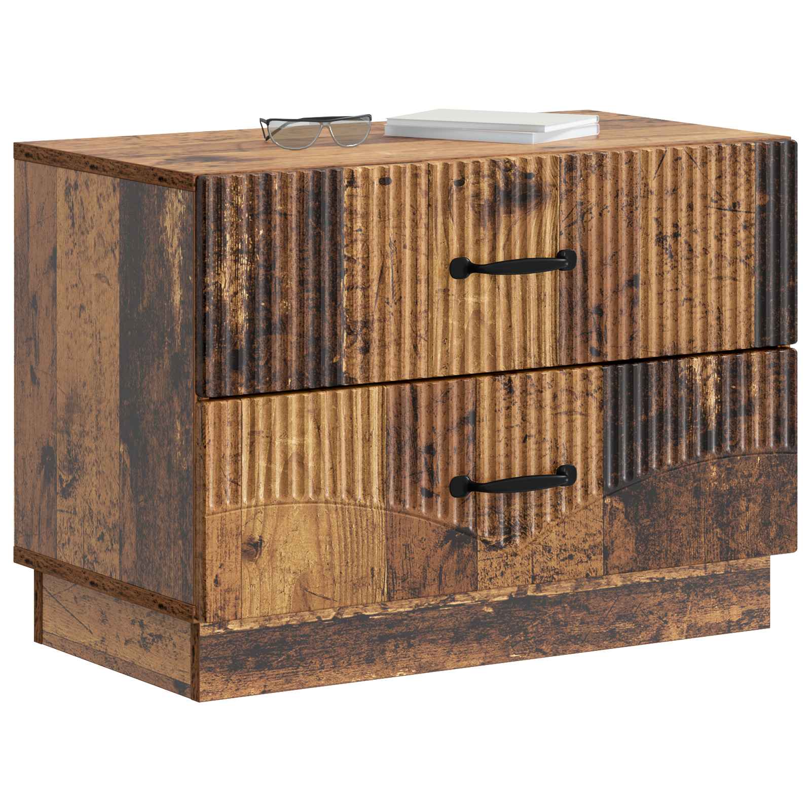 Noćni ormar Staro drvo 62 x 34,5 x 44,5 cm Konstruirano drvo