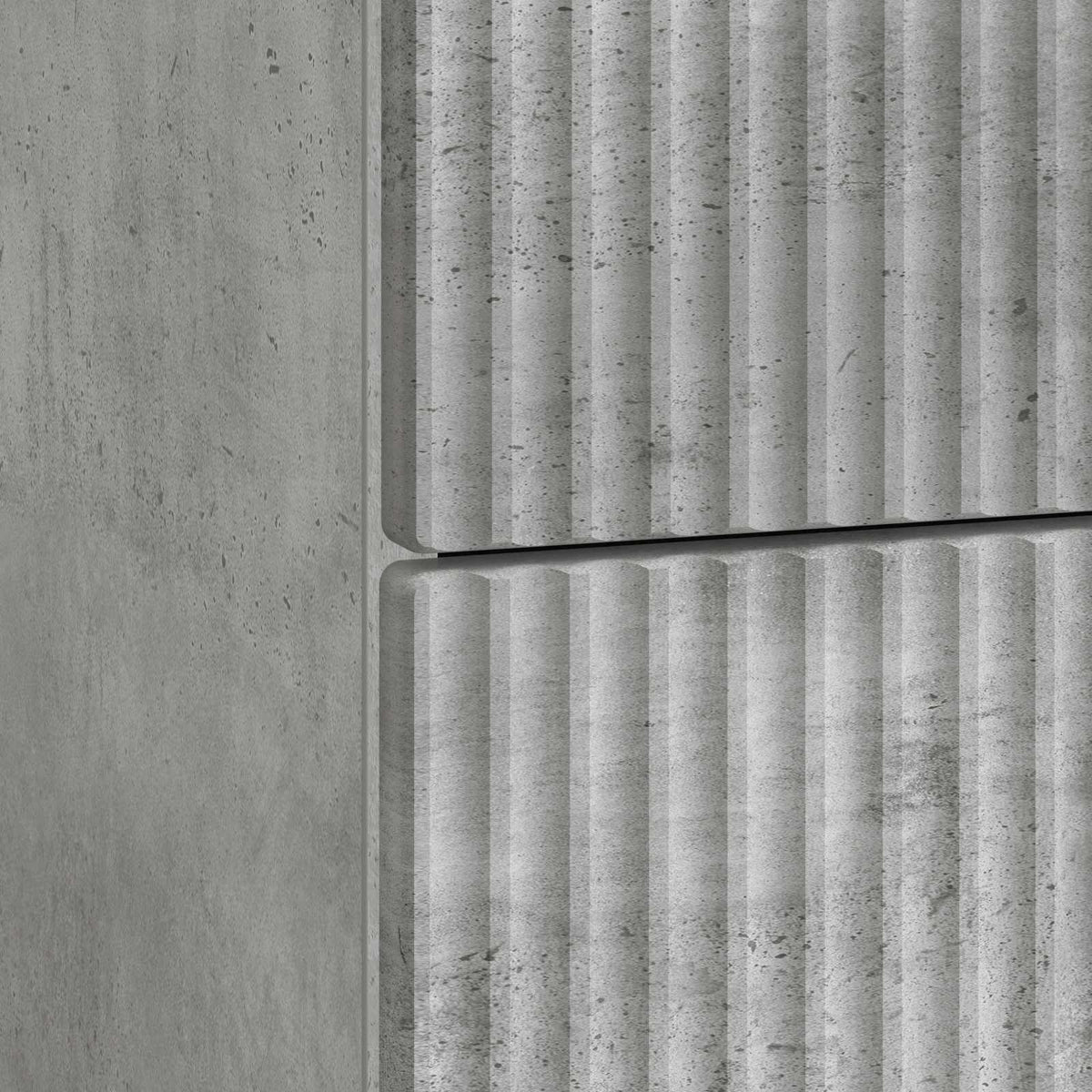 Noćni ormar Betonska siva 43 x 41 x 63,5 cm Konstruirano drvo